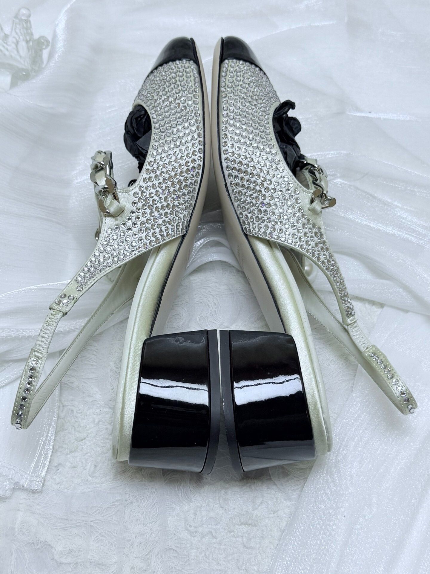 Miu Miu Miu Miu Black Sandals us_5 Women Size US 5 / IT 35 - 6 Thumbnail