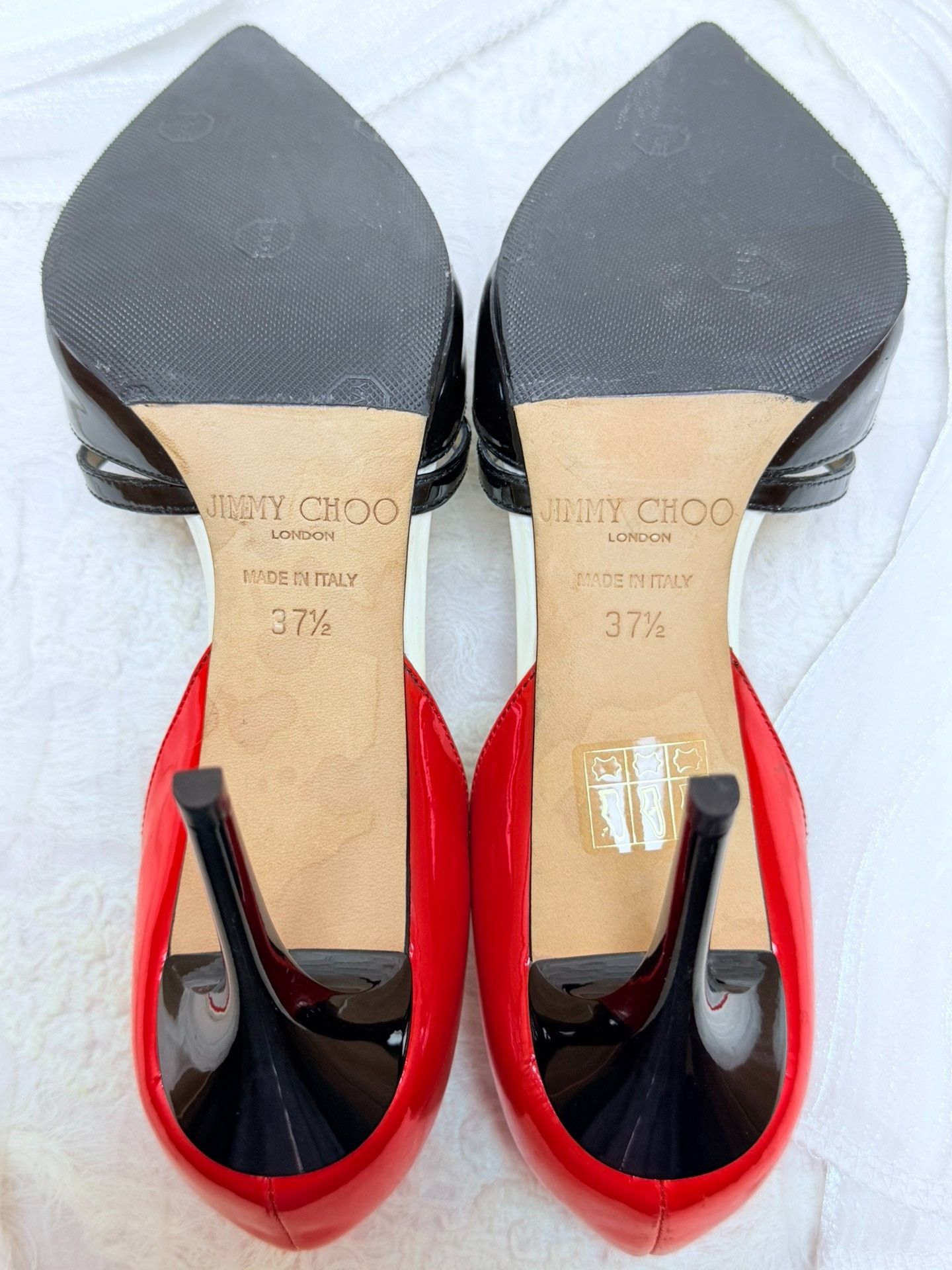 Jimmy Choo Jimmy Choo Patent Black Lowtop Sneakers us_7-5 Women Size US 7.5 / IT 37.5 - 6 Thumbnail