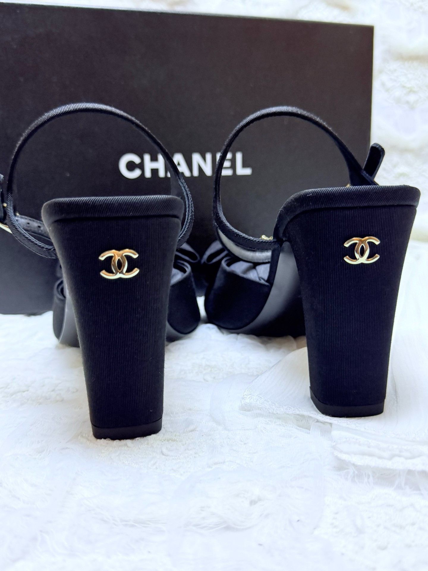 Chanel Chanel Black Sandals us_7 Women Size US 7 / IT 37 - 5 Thumbnail