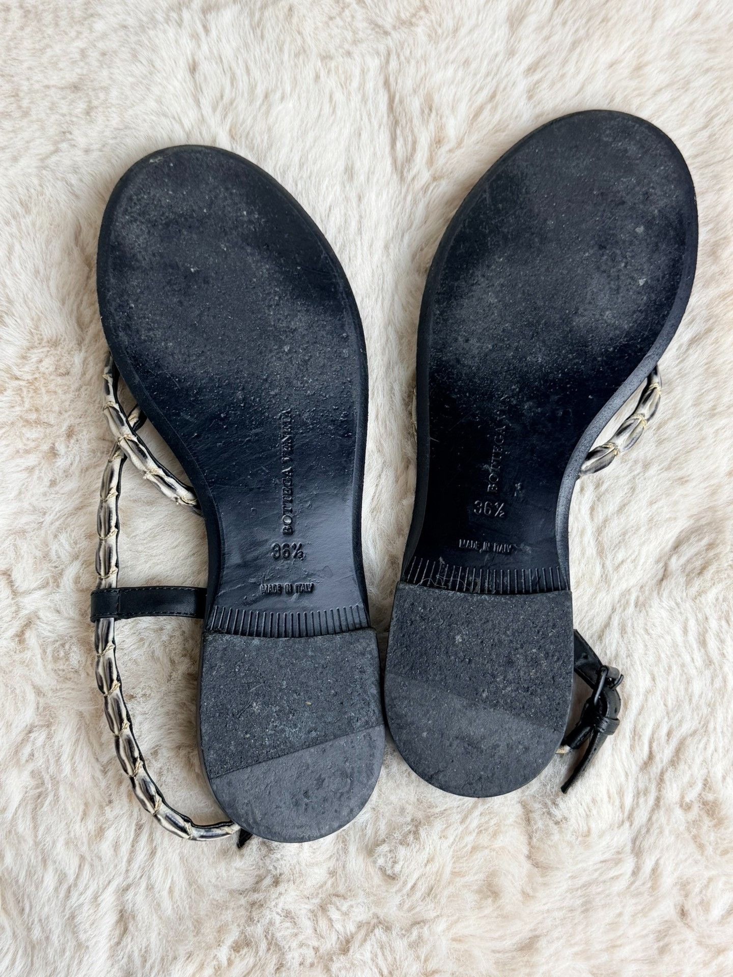 Bottega Veneta Bottega Veneta Black Sandals us_6-5 Women Size US 6.5 / IT 36.5 - 4 Thumbnail
