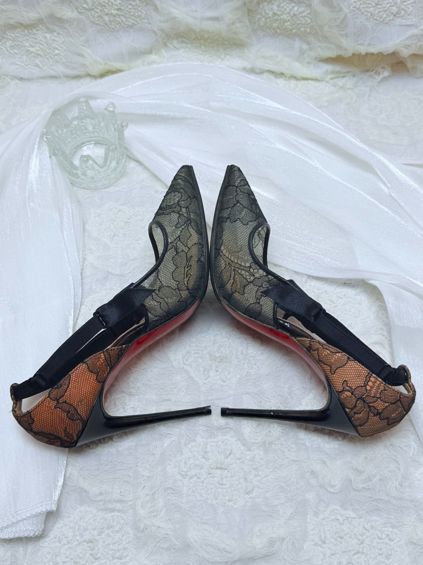 Christian Louboutin Christian Louboutin Black Lowtop Sneakers us_5 Women Size US 5 / IT 35 - 5 Thumbnail