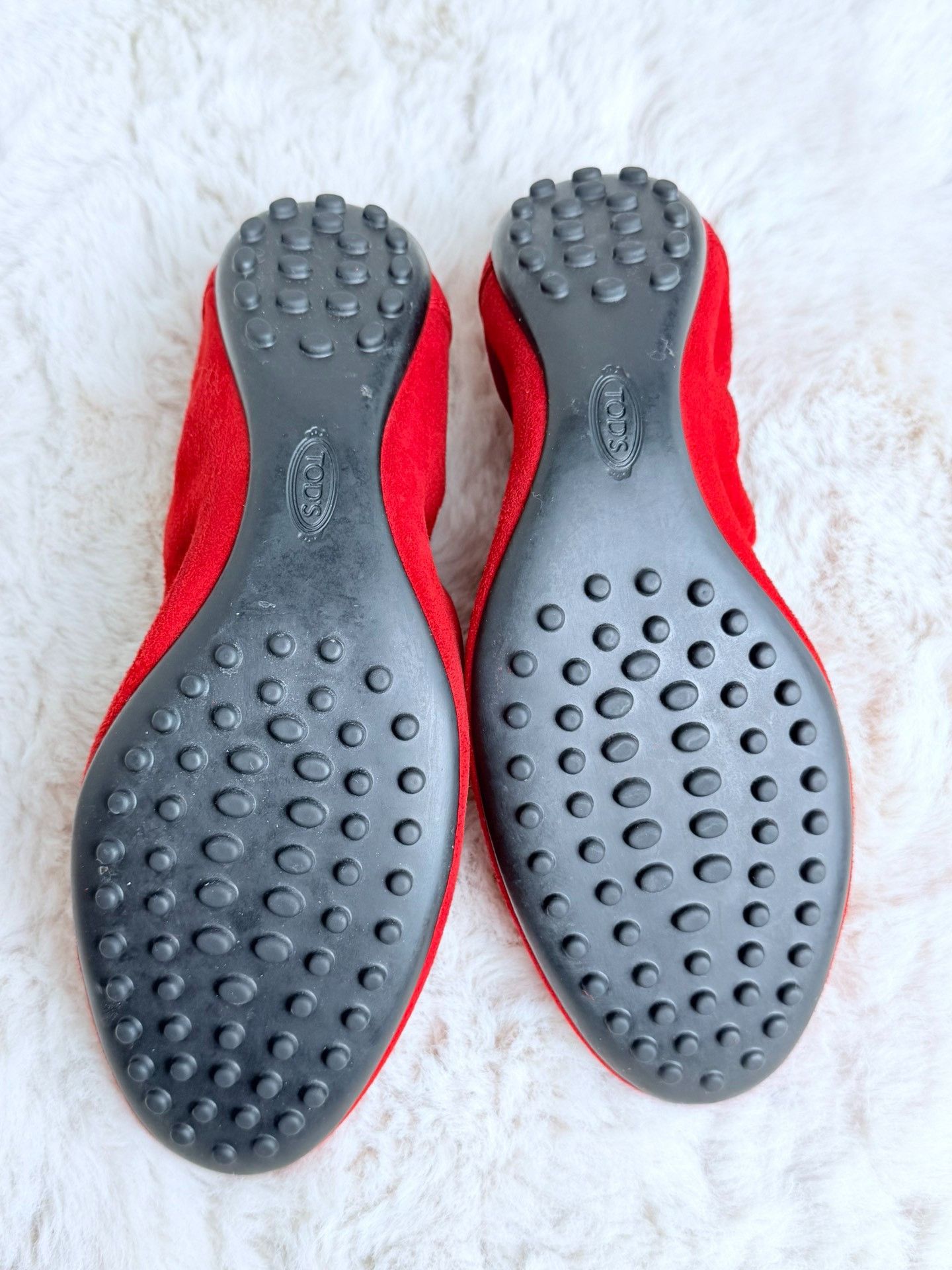 Tod's Tod's Suede Red Lowtop Sneakers us_6 Women Size US 6 / IT 36 - 6 Thumbnail