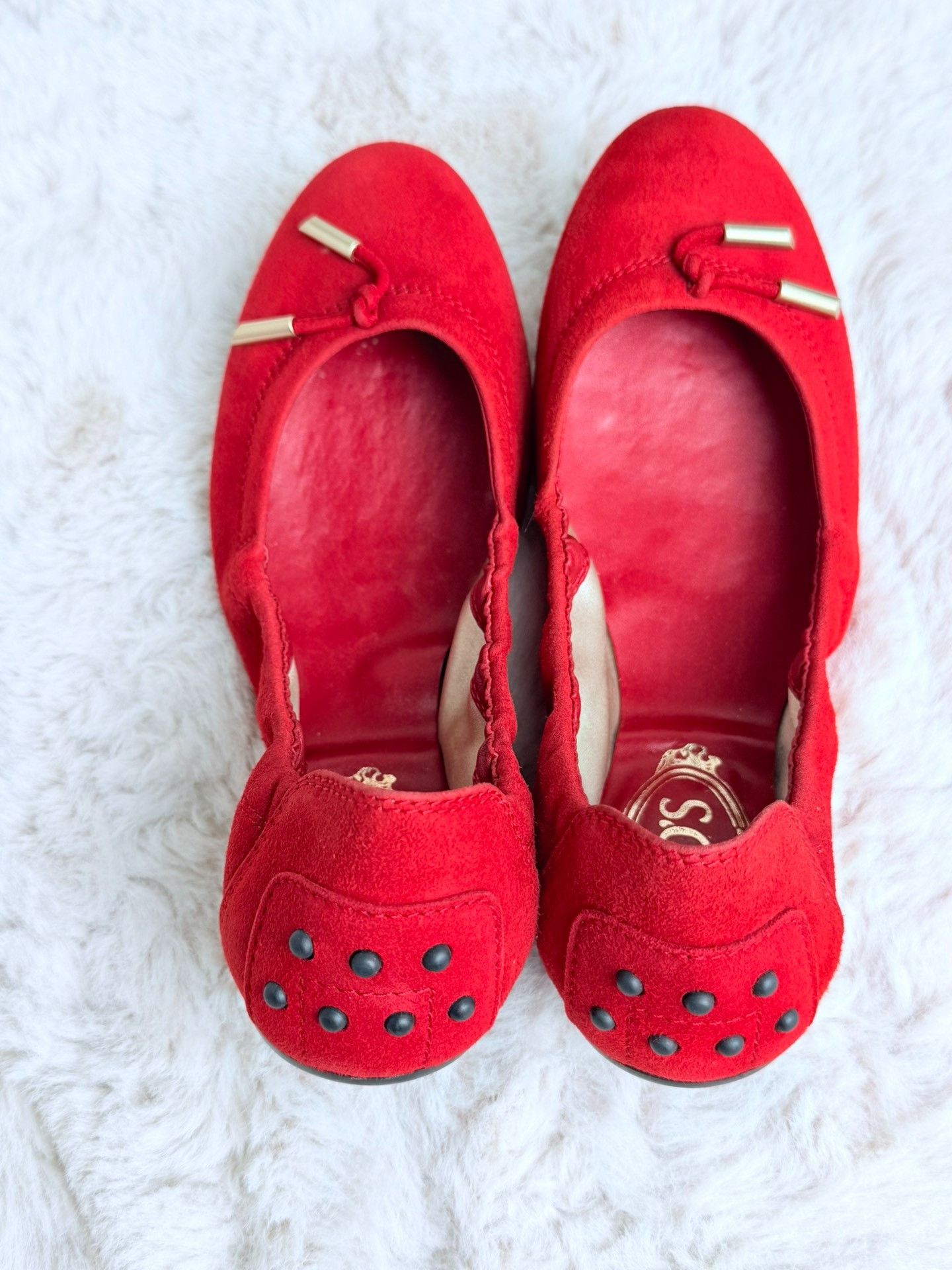 Tod's Tod's Suede Red Lowtop Sneakers us_6 Women Size US 6 / IT 36 - 4 Thumbnail