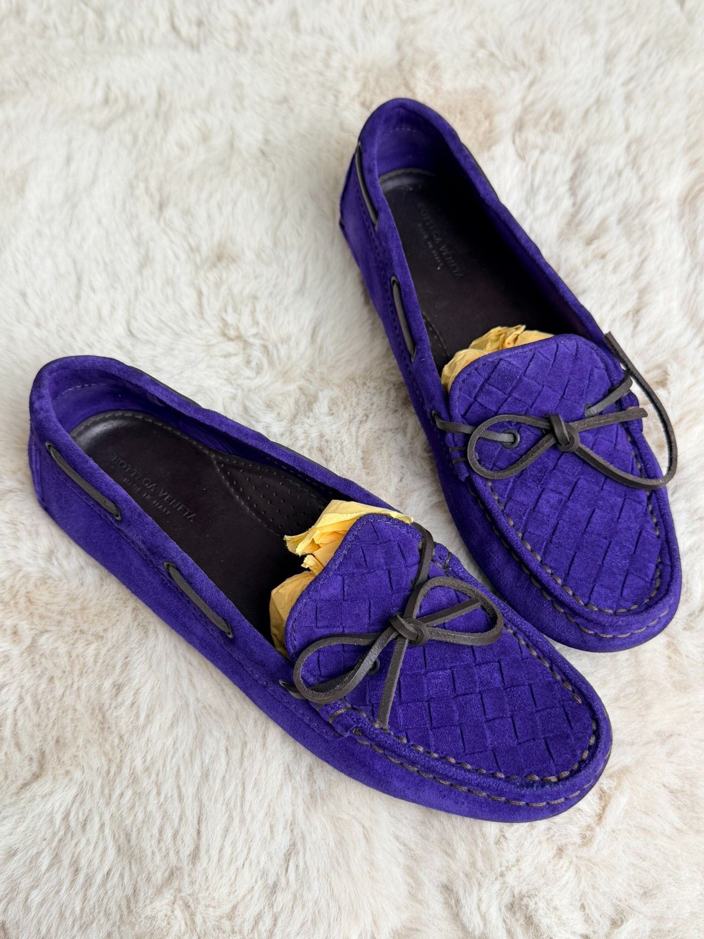 Bottega Veneta Bottega Veneta Knit Purple Lowtop Sneakers us_6 Women Size US 6 / IT 36 - 3 Thumbnail