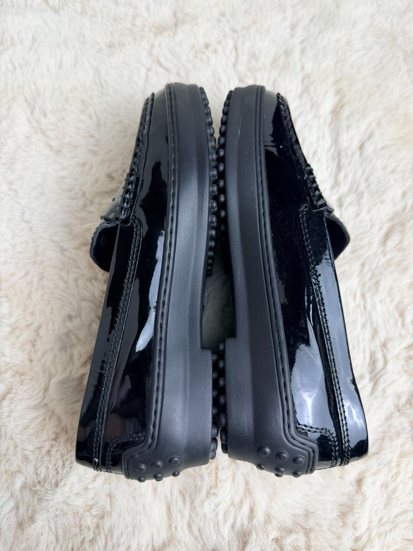 Tod's Tod's Patent Black Lowtop Sneakers us_5-5 Women Size US 5.5 / IT 35.5 - 5 Thumbnail