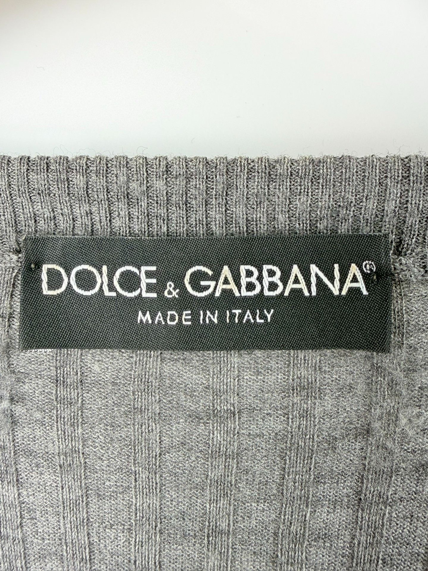 Dolce & Gabbana Dolce & Gabbana Knit Wool Gray Sweater S Women Size S / US 4 / IT 40 - 3 Thumbnail