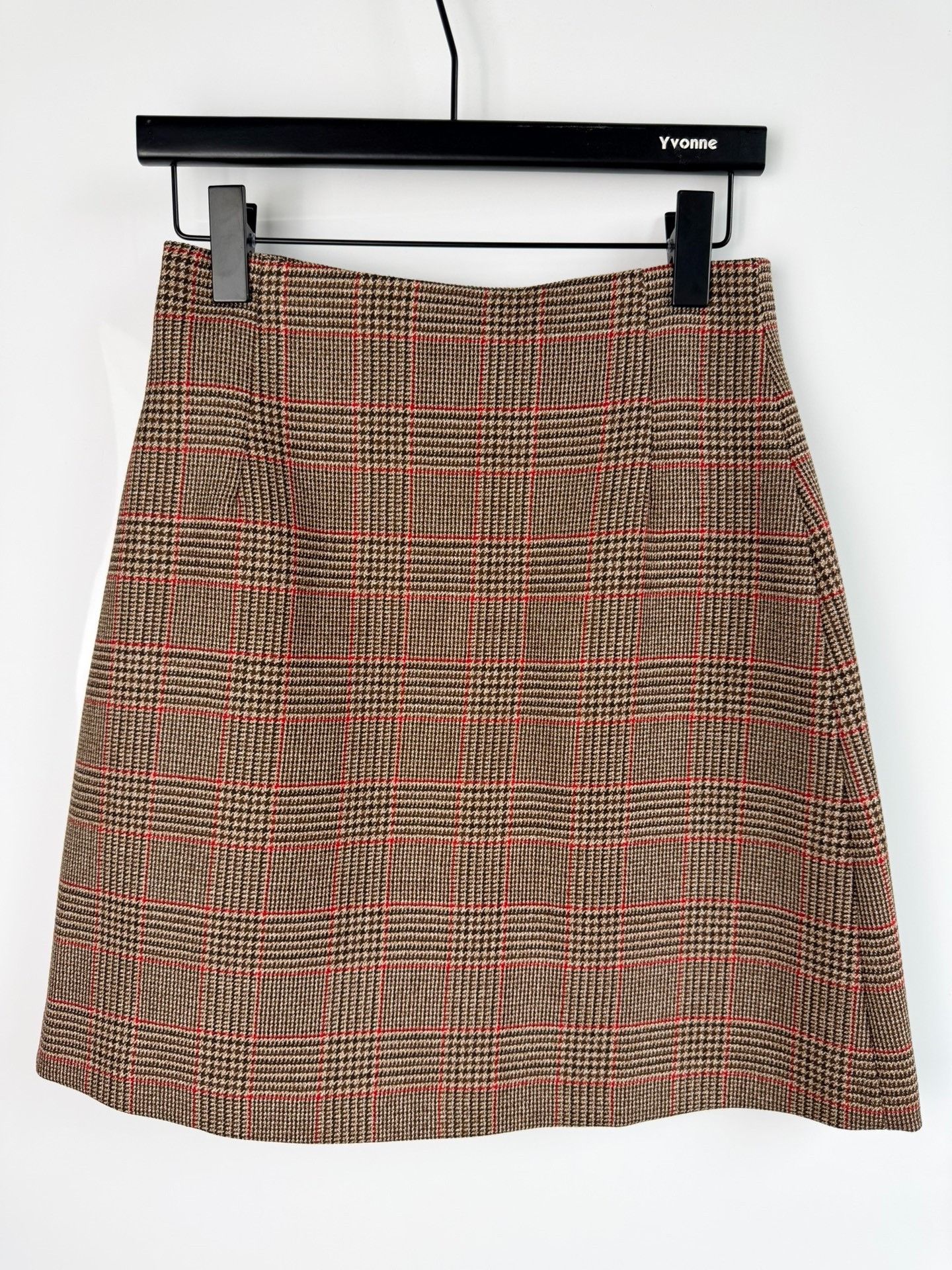 Max Mara Max Mara Wool Plaid Skirt 38 Women Size 38" / US 16 / IT 52 - 2 Thumbnail