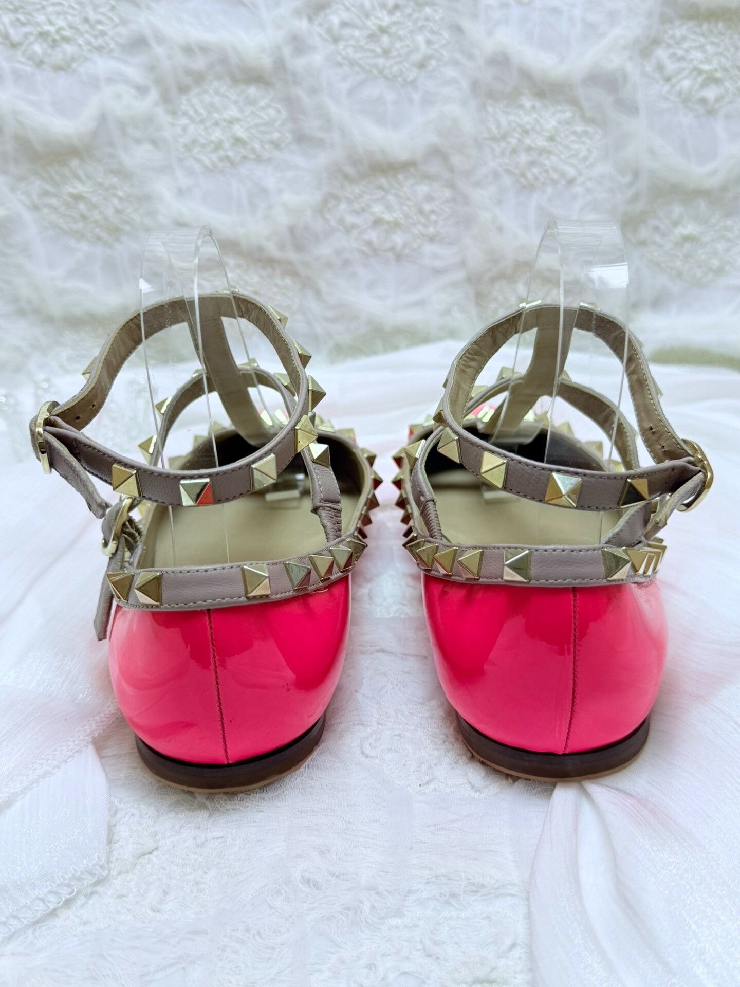 Valentino Valentino Patent Pink Lowtop Sneakers us_8 Women Size US 8 / IT 38 - 4 Thumbnail