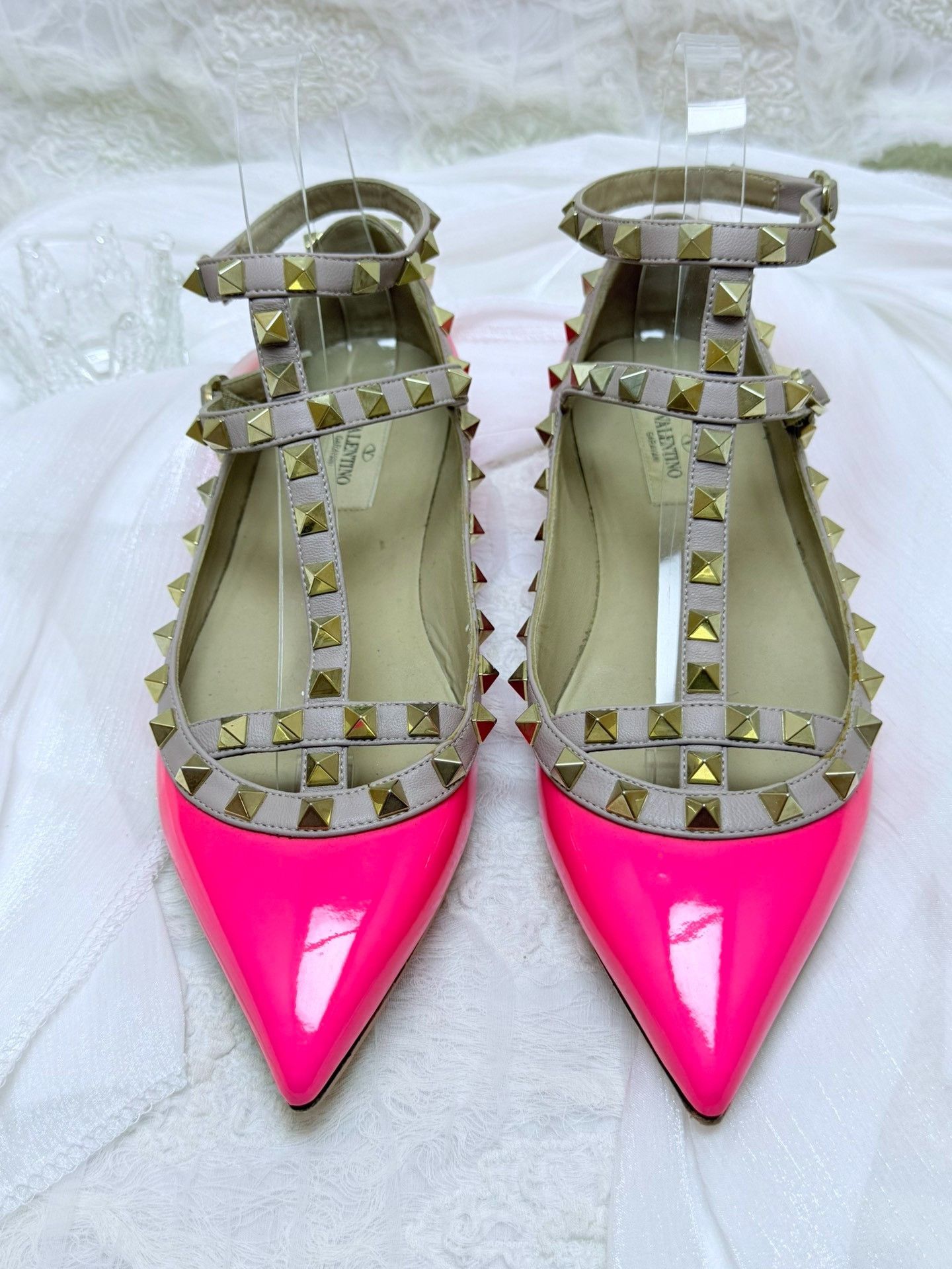Valentino Valentino Patent Pink Lowtop Sneakers us_8 Women Size US 8 / IT 38 - 3 Thumbnail