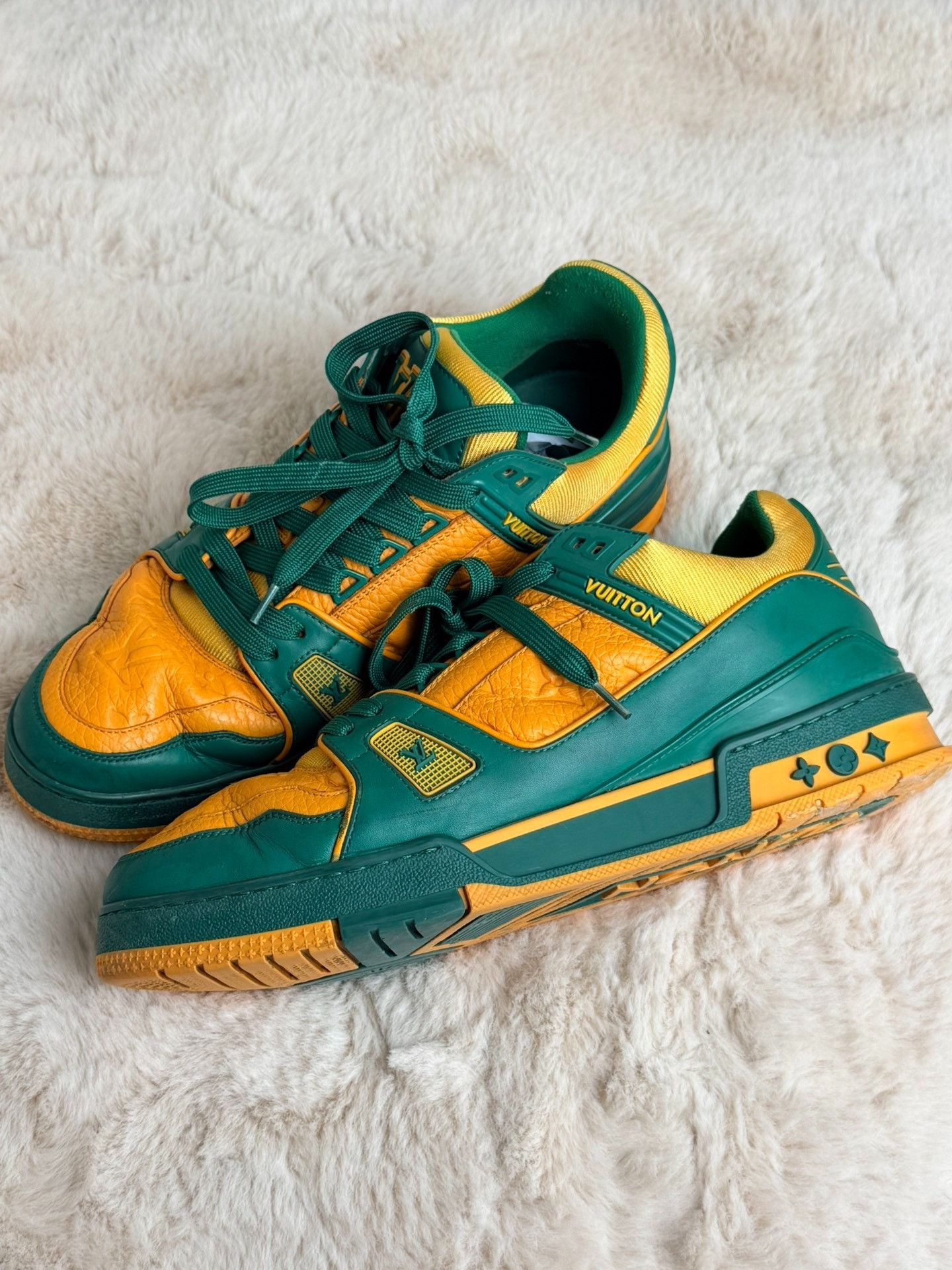 Louis Vuitton Louis Vuitton Training Yellow Lowtop Sneakers 9 Men Size US 9 / EU 42 - 5 Thumbnail