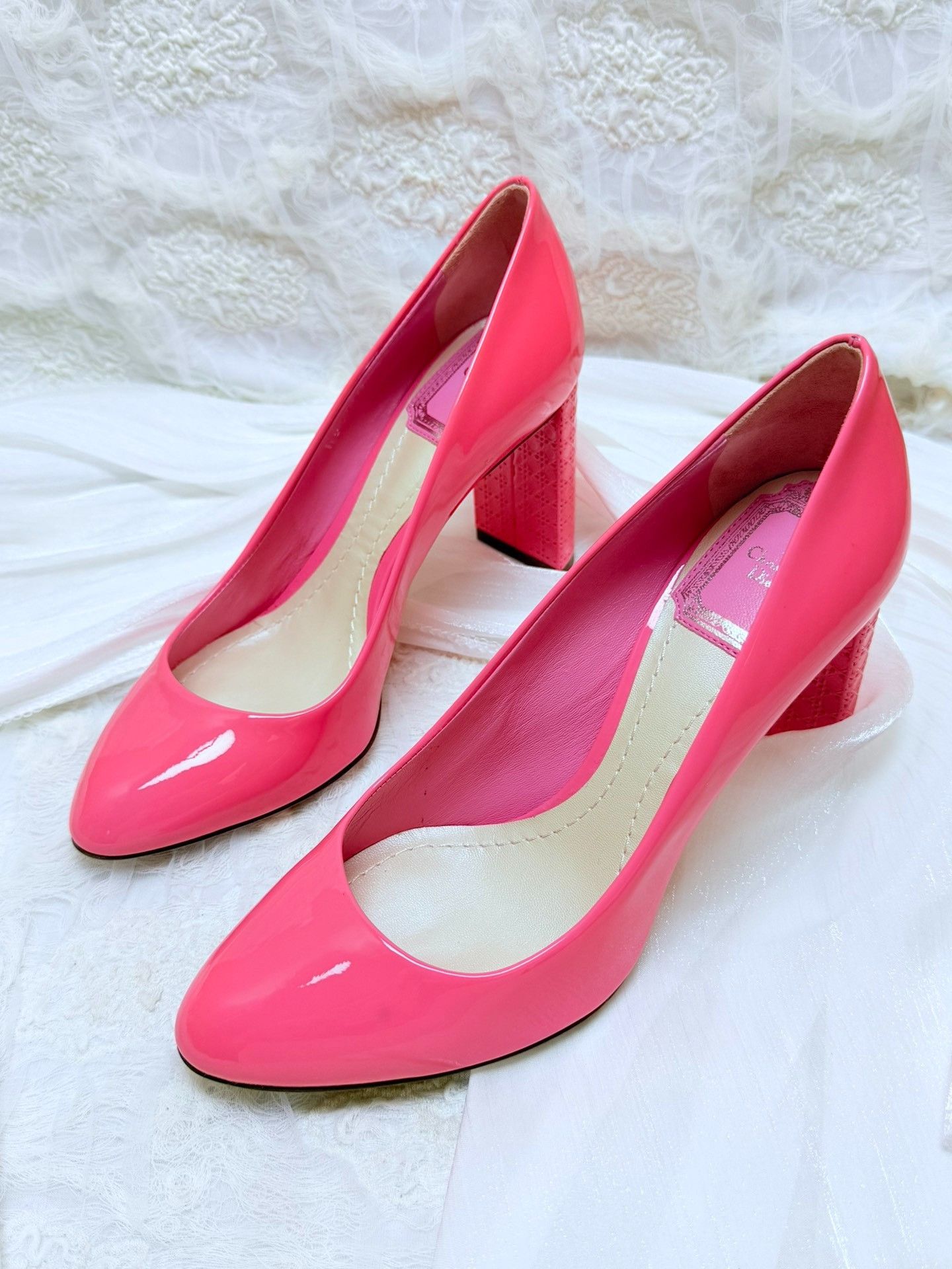 Dior Dior Patent Pink Lowtop Sneakers us_5-5 Women Size US 5.5 / IT 35.5 - 2 Thumbnail