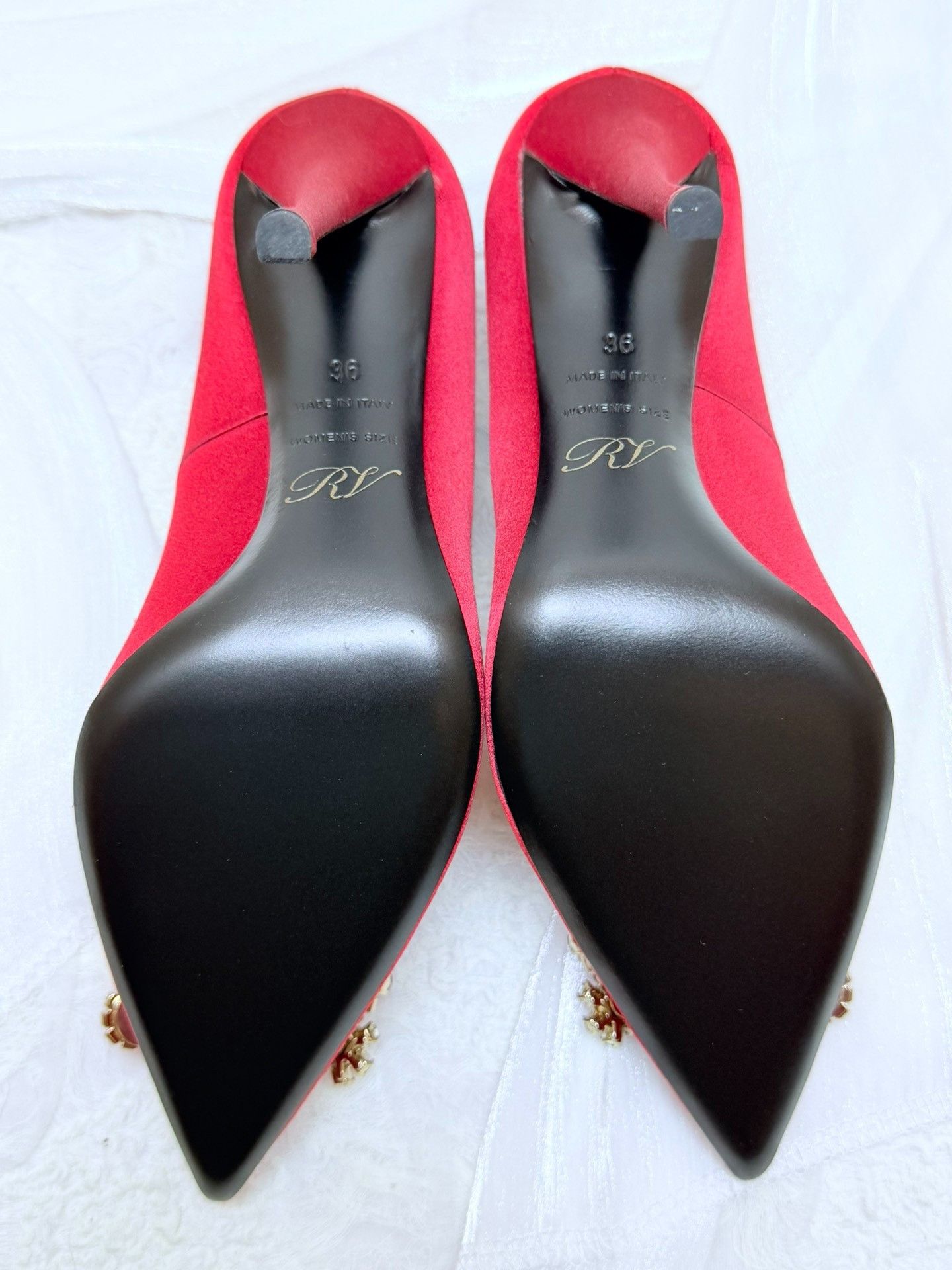 Roger Vivier Roger Vivier Retro Red Lowtop Sneakers us_6 Women Size US 6 / IT 36 - 6 Thumbnail