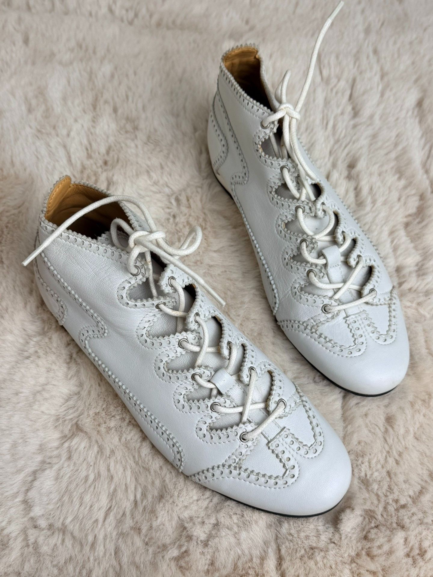 Hermes Hermes Casual White Hitop Sneakers us_6-5 Women Size US 6.5 / IT 36.5 - 2 Thumbnail