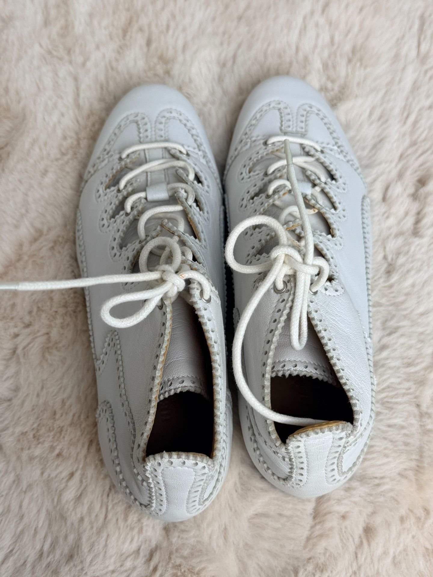 Hermes Hermes Casual White Hitop Sneakers us_6-5 Women Size US 6.5 / IT 36.5 - 3 Thumbnail