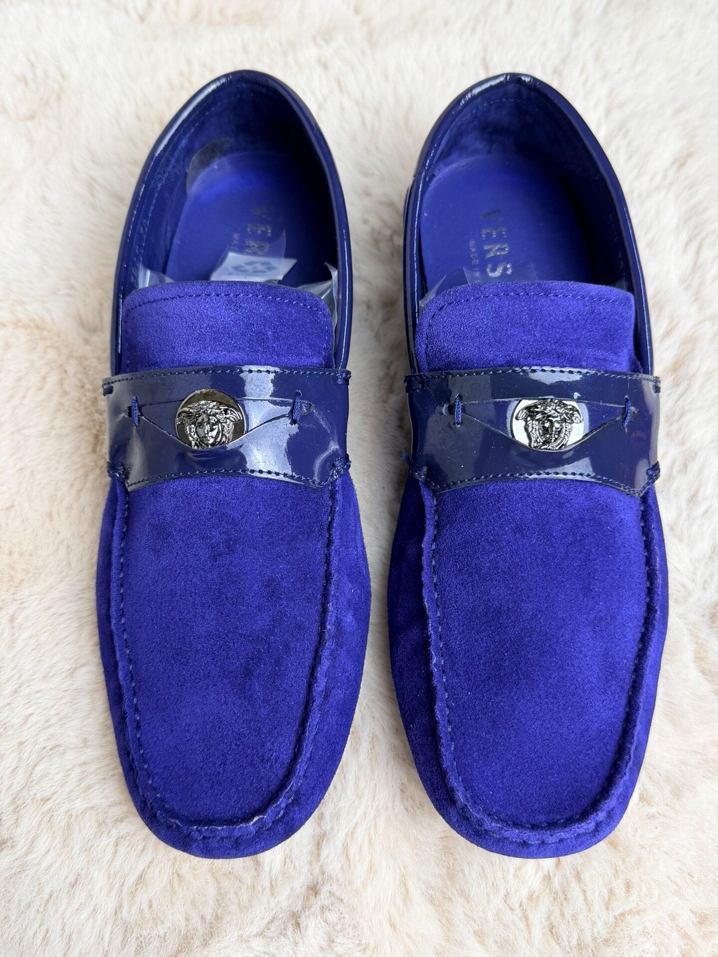 Versace Versace Blue Lowtop Sneakers 6 Men Size US 6 / EU 39 - 4 Thumbnail