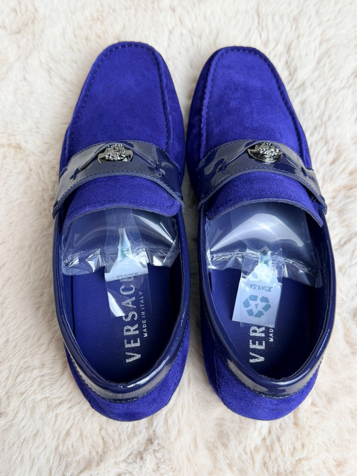 Versace Versace Blue Lowtop Sneakers 6 Men Size US 6 / EU 39 - 3 Thumbnail
