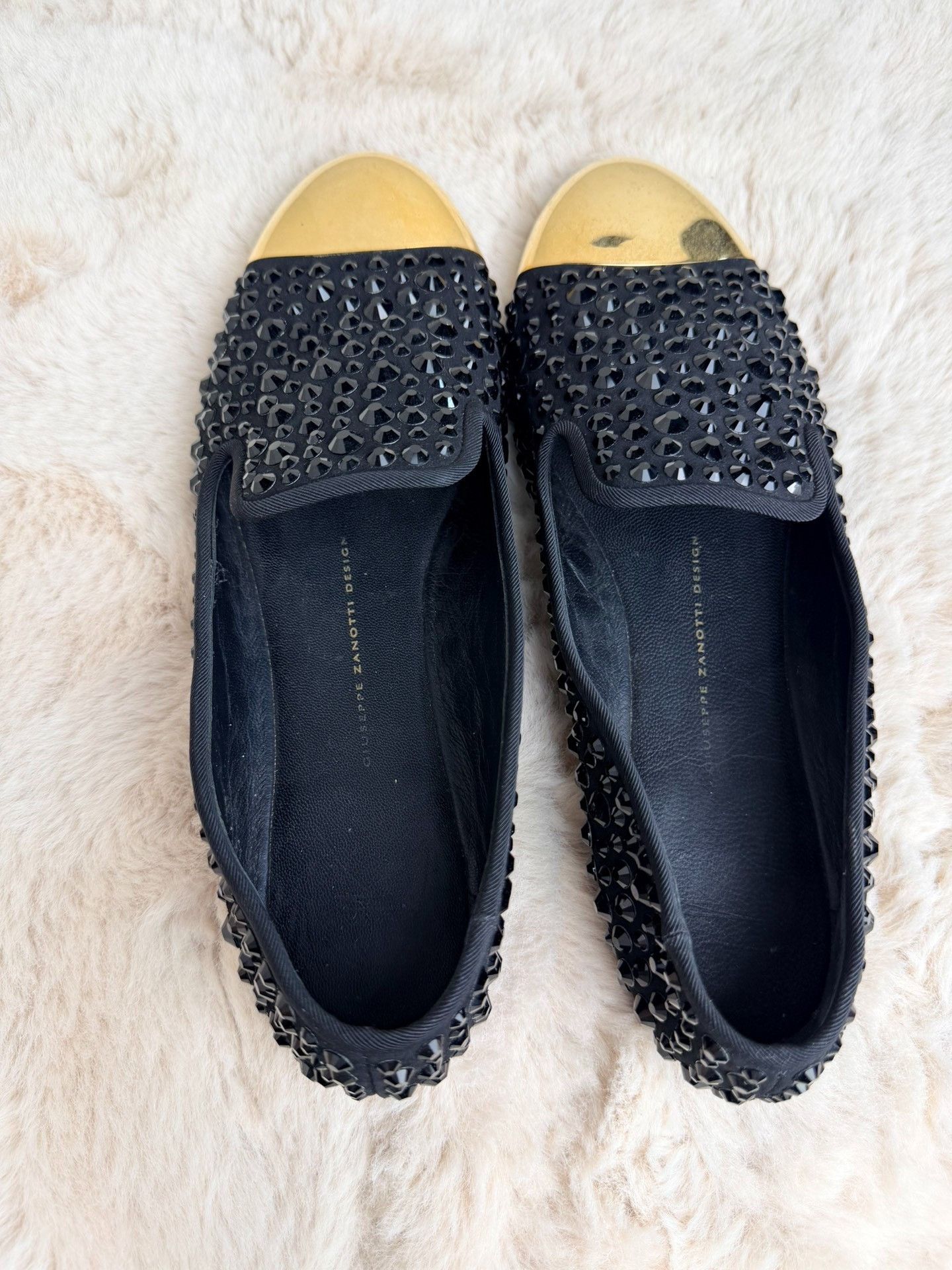 Giuseppe Zanotti Giuseppe Zanotti Suede Gold Lowtop Sneakers us_9 Women Size US 9 / IT 39 - 3 Thumbnail