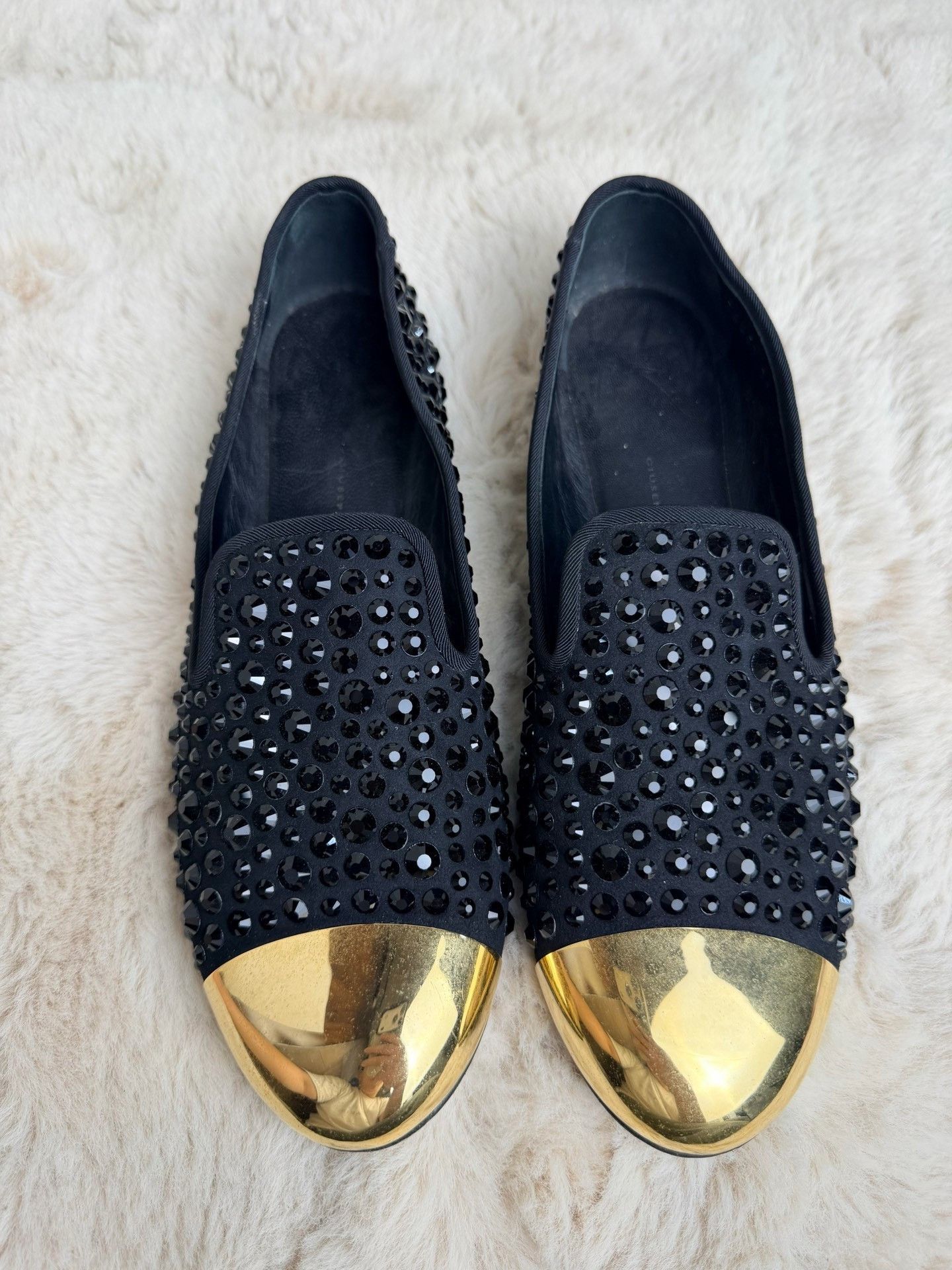 Giuseppe Zanotti Giuseppe Zanotti Suede Gold Lowtop Sneakers us_9 Women Size US 9 / IT 39 - 4 Thumbnail