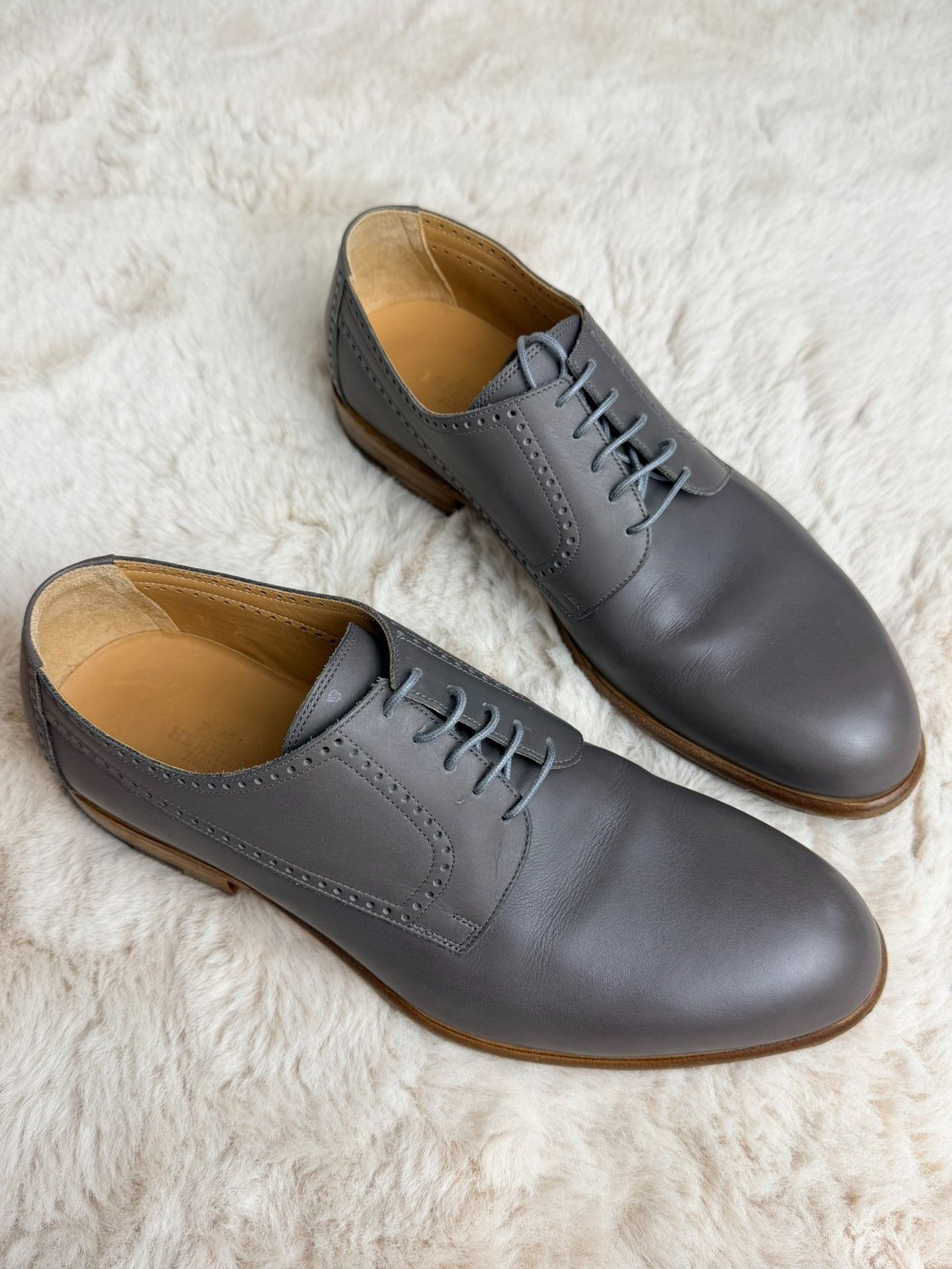 Hermes Hermes Leather Gray Lowtop Sneakers 6 Men Size US 6 / EU 39 - 2 Thumbnail
