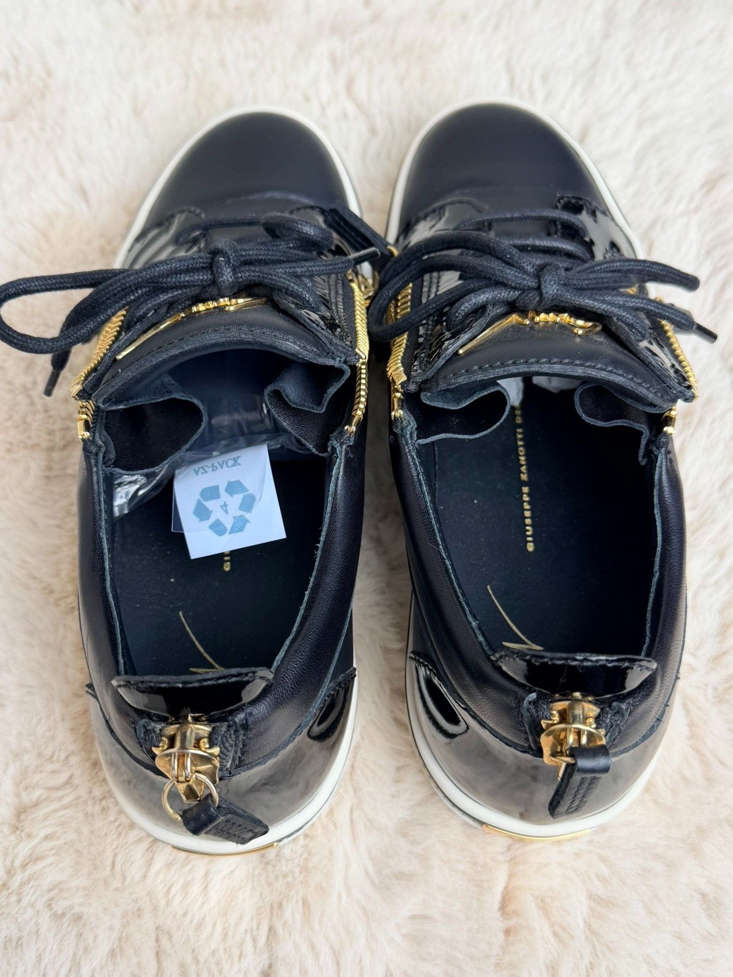 Giuseppe Zanotti Giuseppe Zanotti Gold Lowtop Sneakers us_7 Women Size US 7 / IT 37 - 5 Thumbnail
