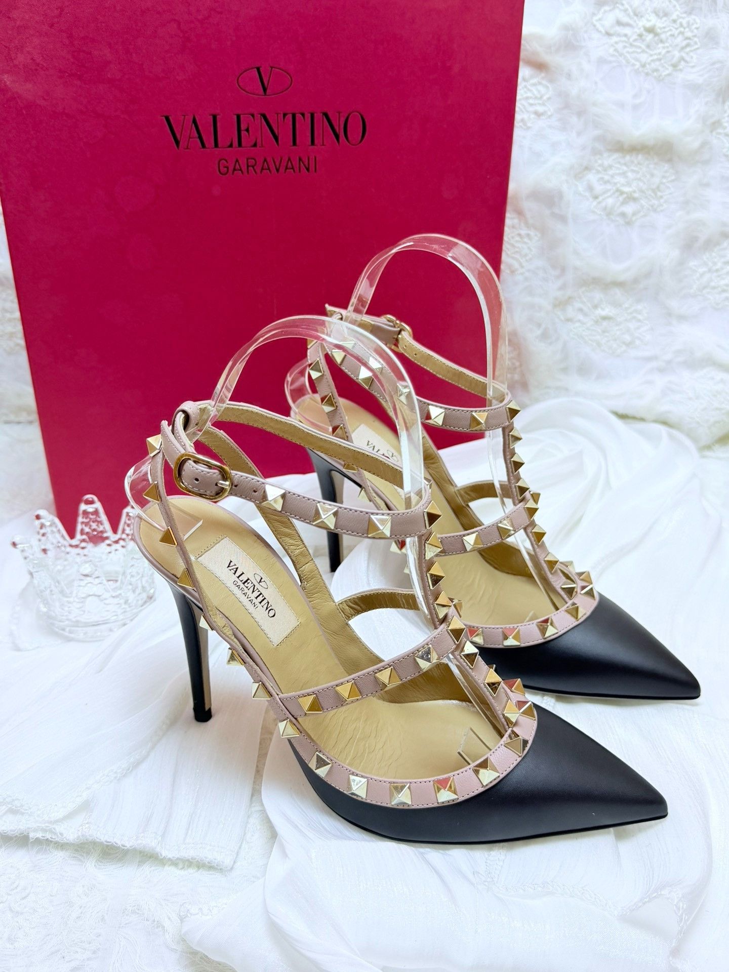 Valentino Valentino Black Sandals us_6-5 Women Size US 6.5 / IT 36.5 - 2 Thumbnail