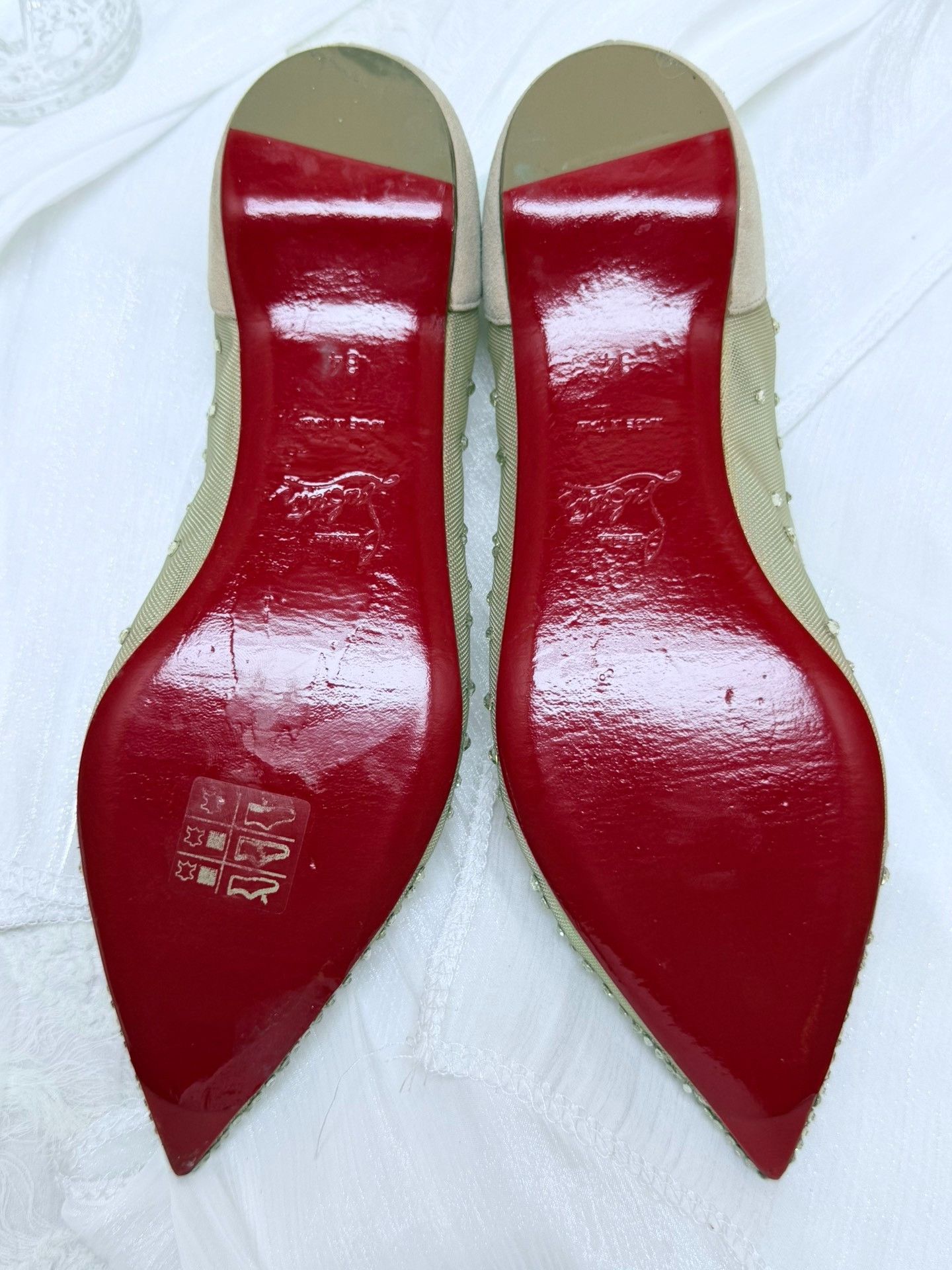 Christian Louboutin Christian Louboutin Red Lowtop Sneakers it_34 Women Size US 4 / IT 34 - 6 Thumbnail