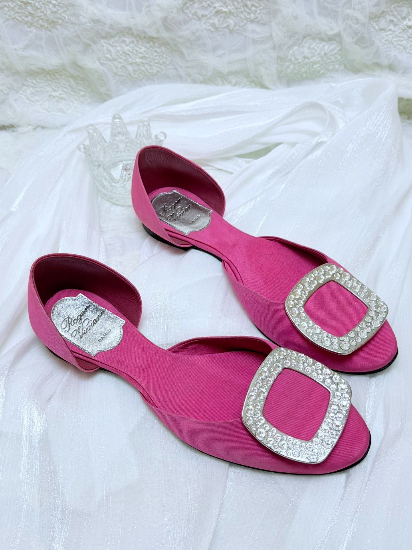 Roger Vivier Roger Vivier Retro Pink Lowtop Sneakers us_5 Women Size US 5 / IT 35 - 3 Thumbnail