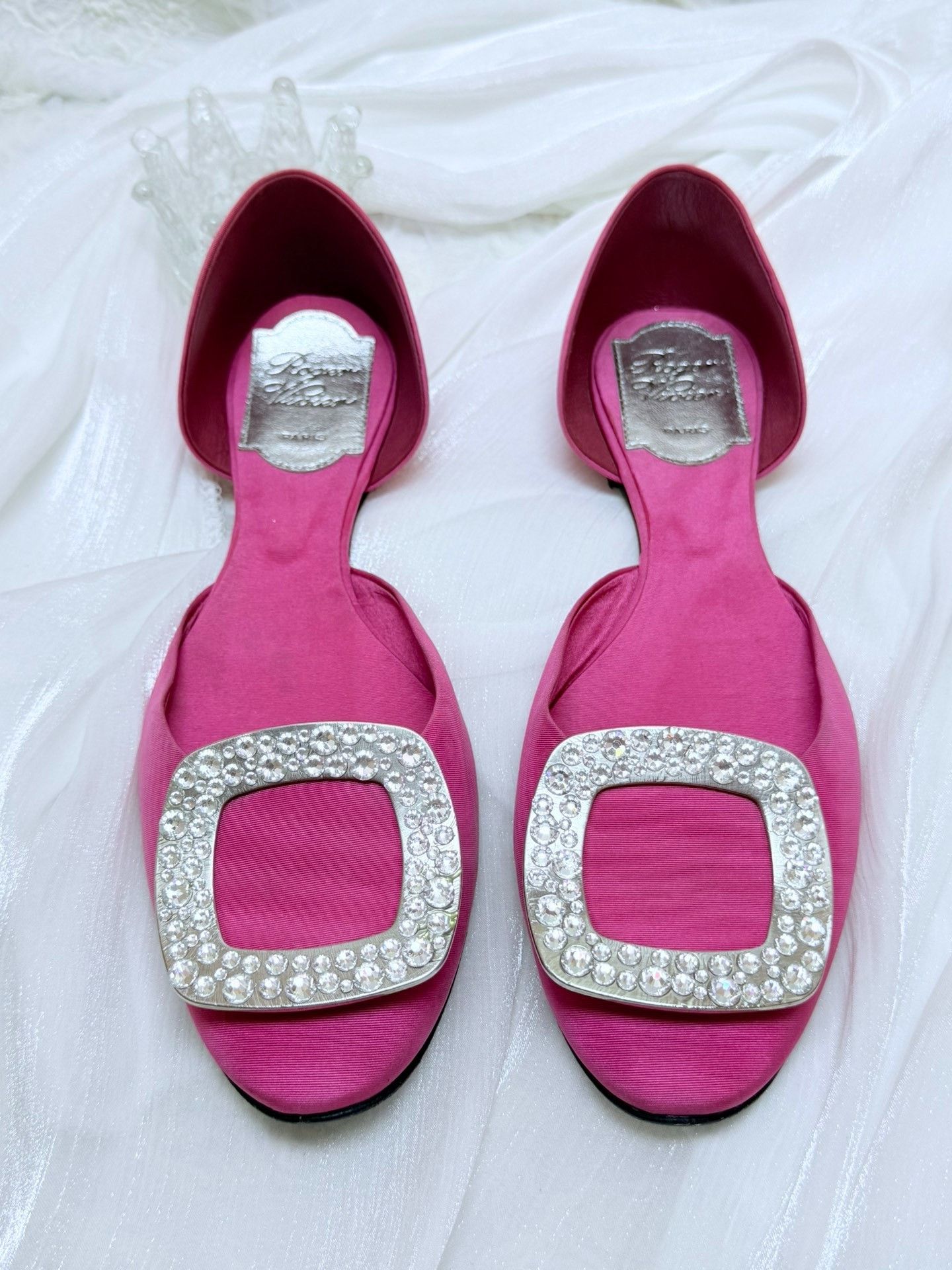 Roger Vivier Roger Vivier Retro Pink Lowtop Sneakers us_5 Women Size US 5 / IT 35 - 2 Thumbnail