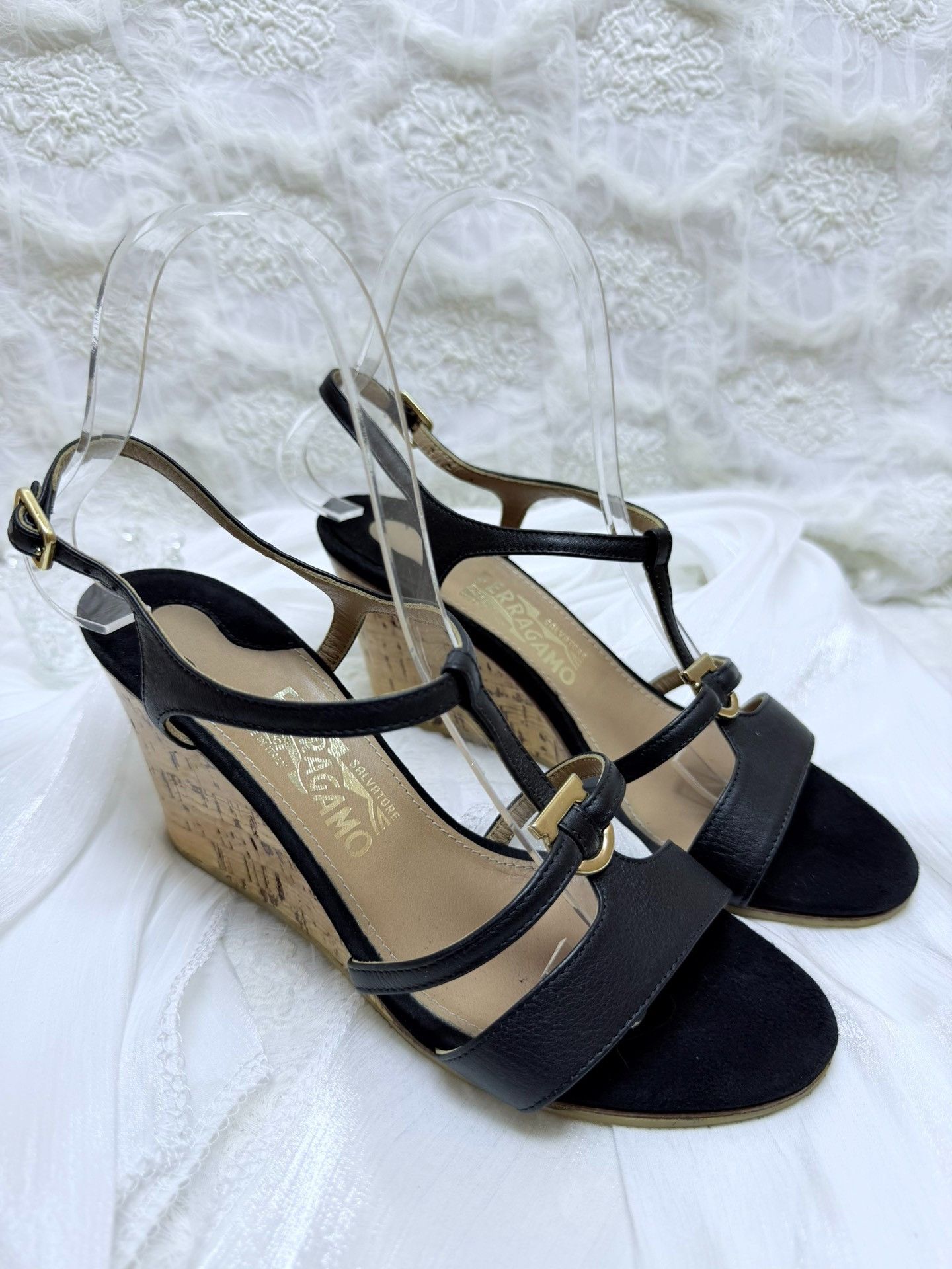 Salvatore Ferragamo Salvatore Ferragamo Black Sandals us_6 Women Size US 6 / IT 36 - 3 Thumbnail