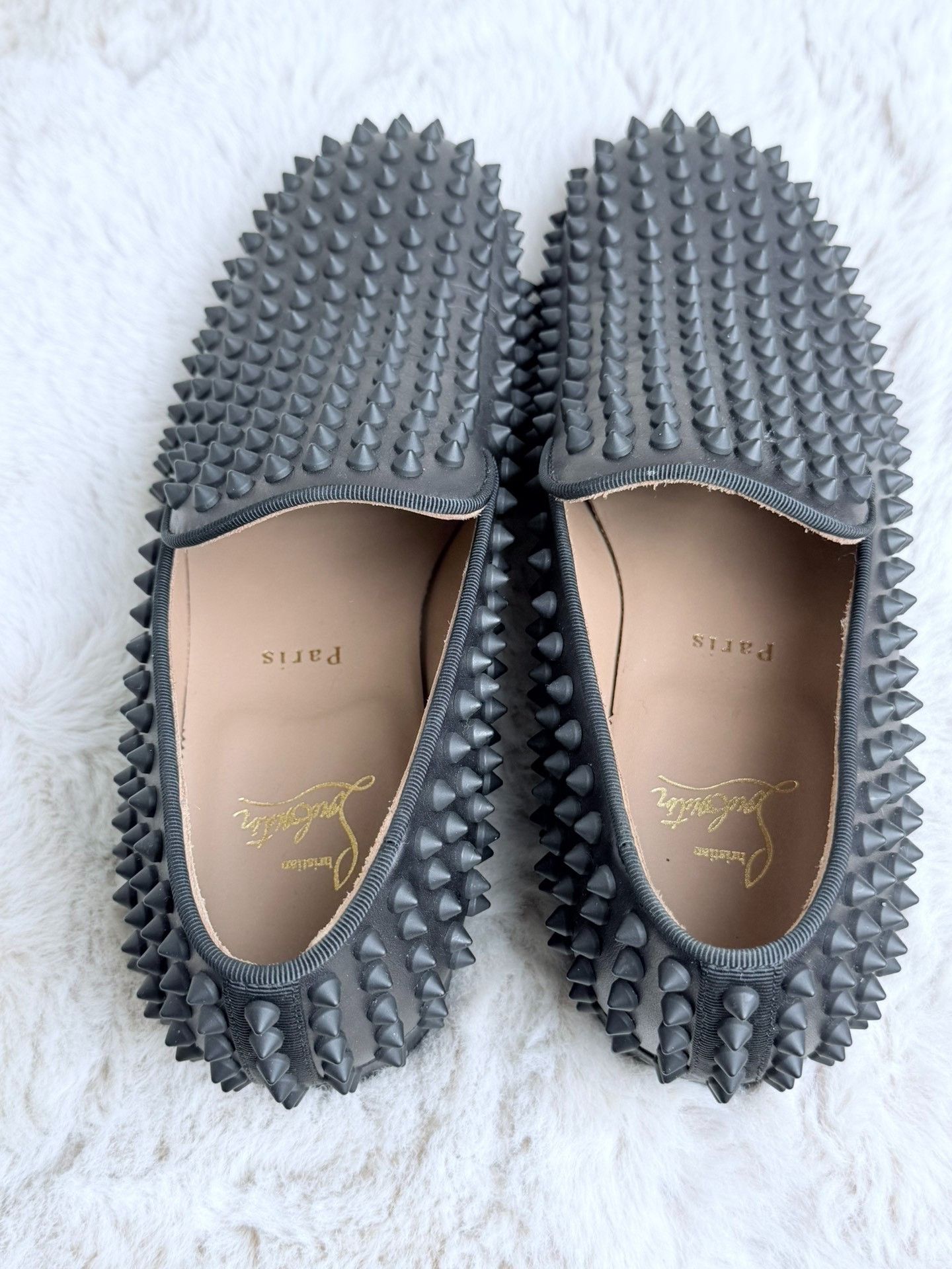 Christian Louboutin Christian Louboutin Black Lowtop Sneakers us_9 Women Size US 9 / IT 39 - 3 Thumbnail
