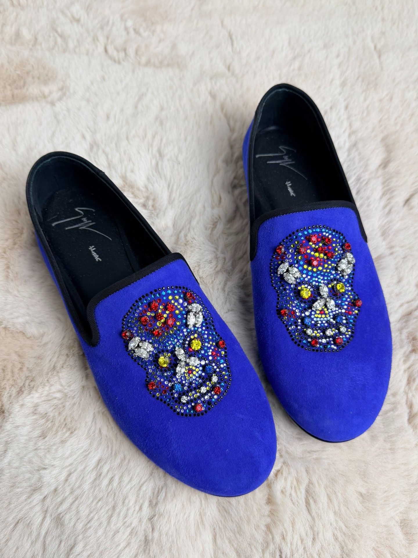 Giuseppe Zanotti Giuseppe Zanotti Casual Blue Lowtop Sneakers us_9 Women Size US 9 / IT 39 - 2 Thumbnail