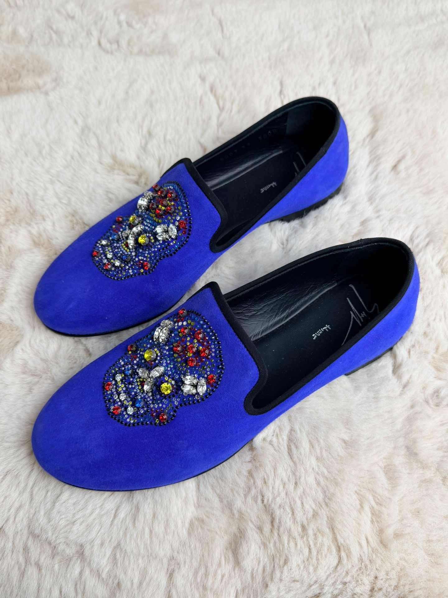 Giuseppe Zanotti Giuseppe Zanotti Casual Blue Lowtop Sneakers us_9 Women Size US 9 / IT 39 - 4 Thumbnail