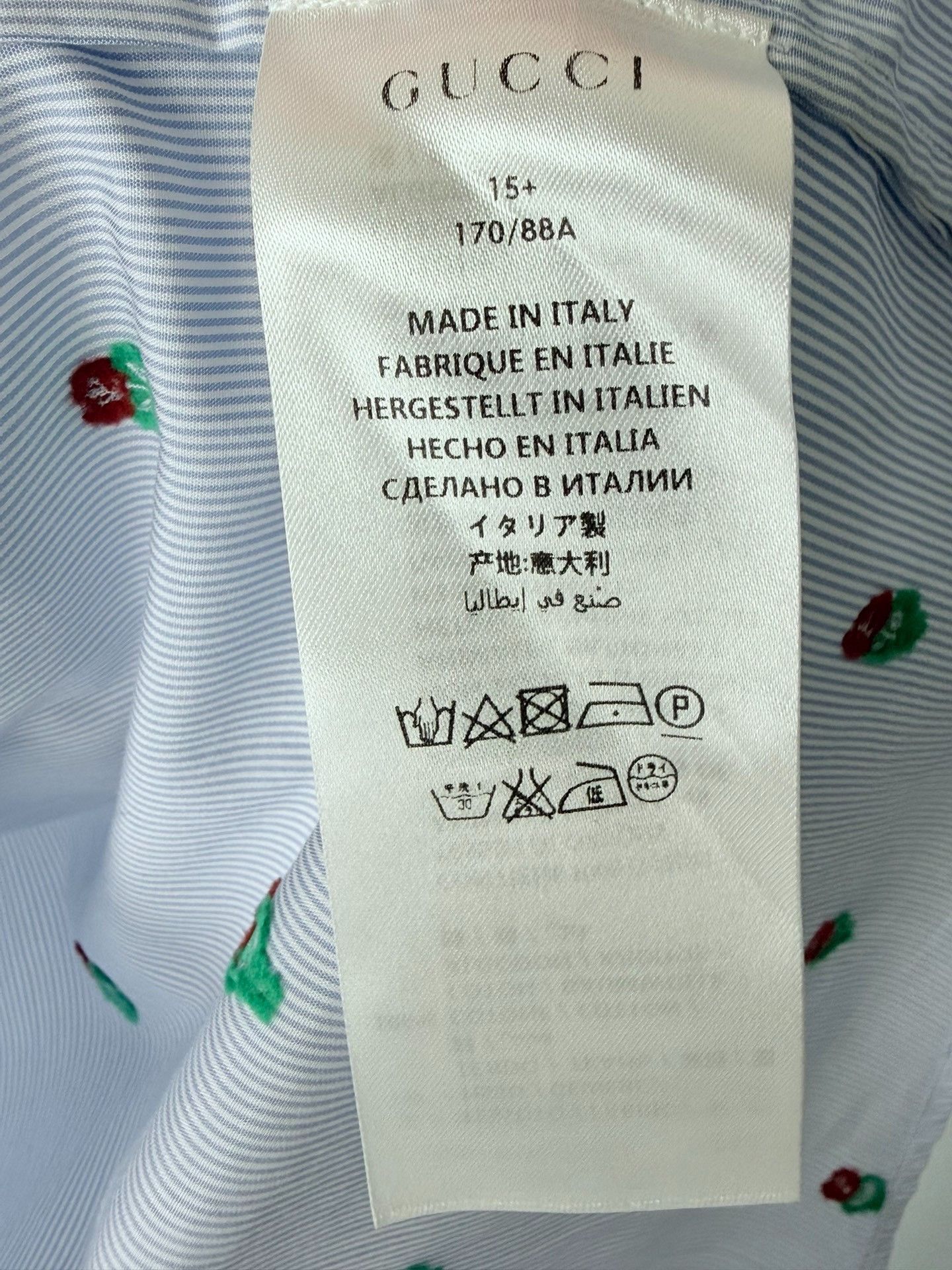 Gucci Gucci Floral Printed Blue Button Up it_38 Women Size XS / US 0-2 / IT 36-38 - 5 Thumbnail