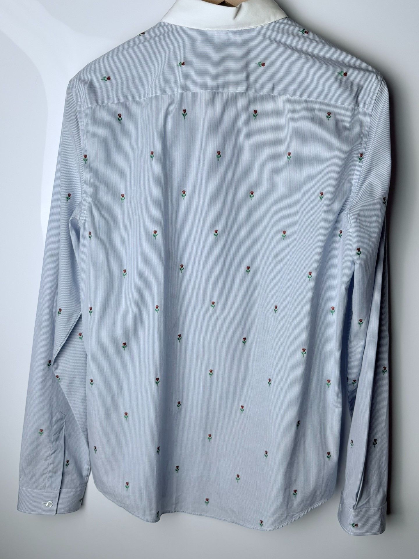 Gucci Gucci Floral Printed Blue Button Up it_38 Women Size XS / US 0-2 / IT 36-38 - 3 Thumbnail