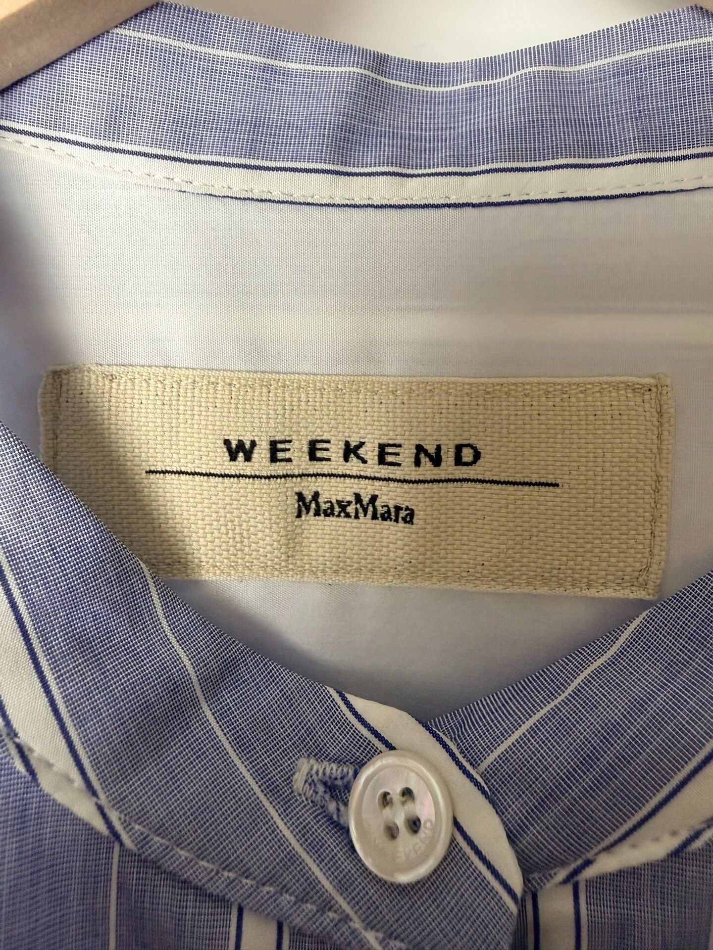 Max Mara Max Mara Striped Blue Button Up it_36 Women Size XS / US 0-2 / IT 36-38 - 3 Thumbnail