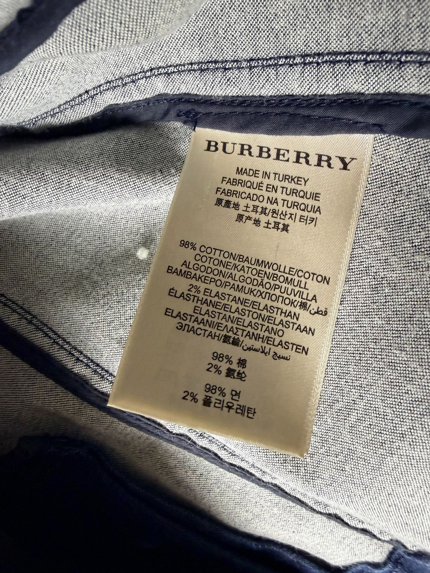 Burberry Burberry Denim Blue Jacket it_38 Women Size XS / US 0-2 / IT 36-38 - 4 Thumbnail