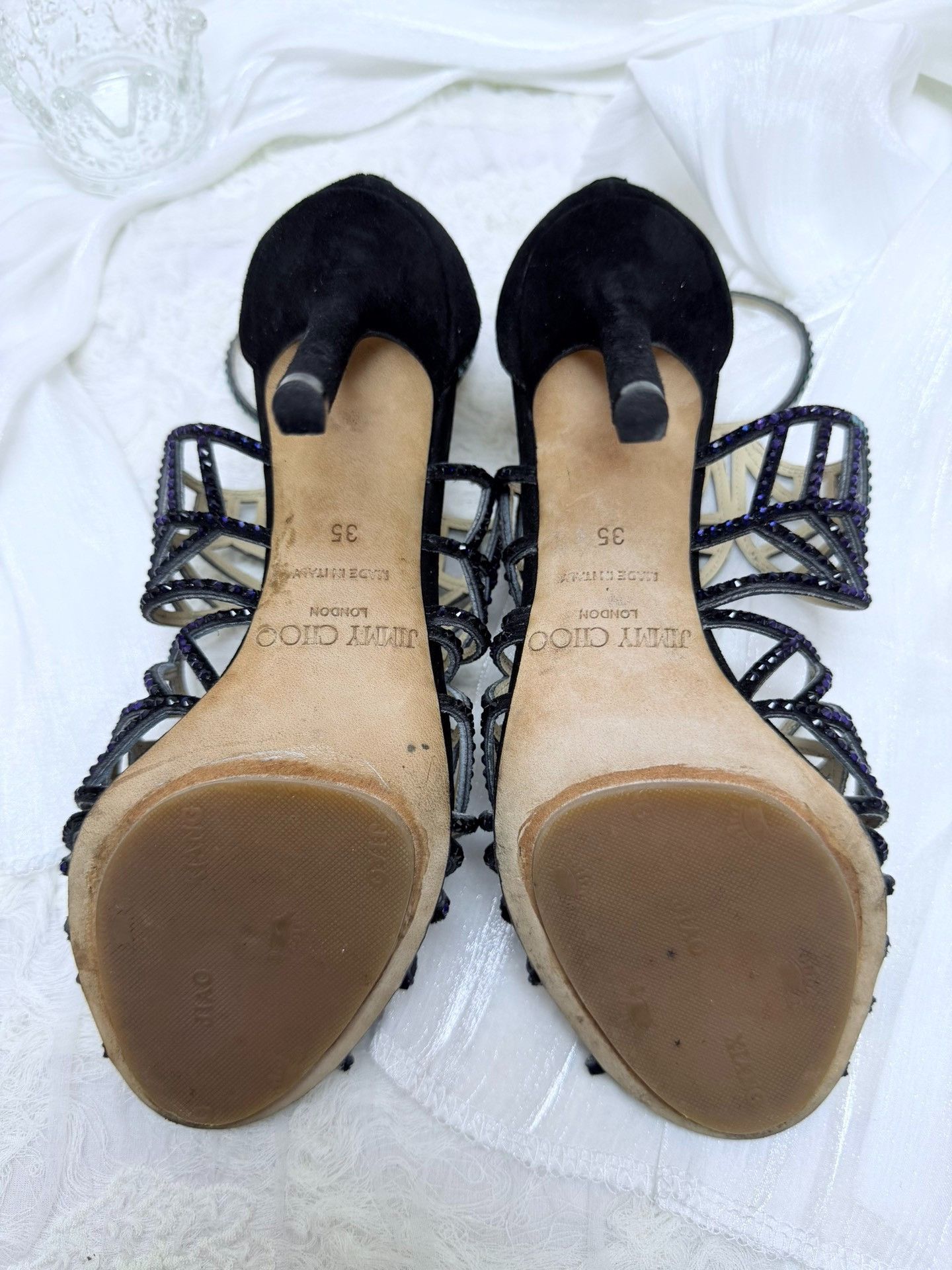 Jimmy Choo Jimmy Choo Black Lowtop Sneakers us_5 Women Size US 5 / IT 35 - 4 Thumbnail