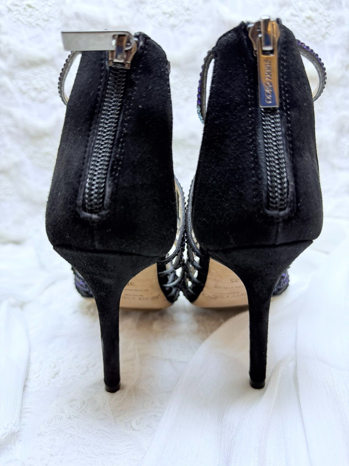 Jimmy Choo Jimmy Choo Black Lowtop Sneakers us_5 Women Size US 5 / IT 35 - 3 Thumbnail