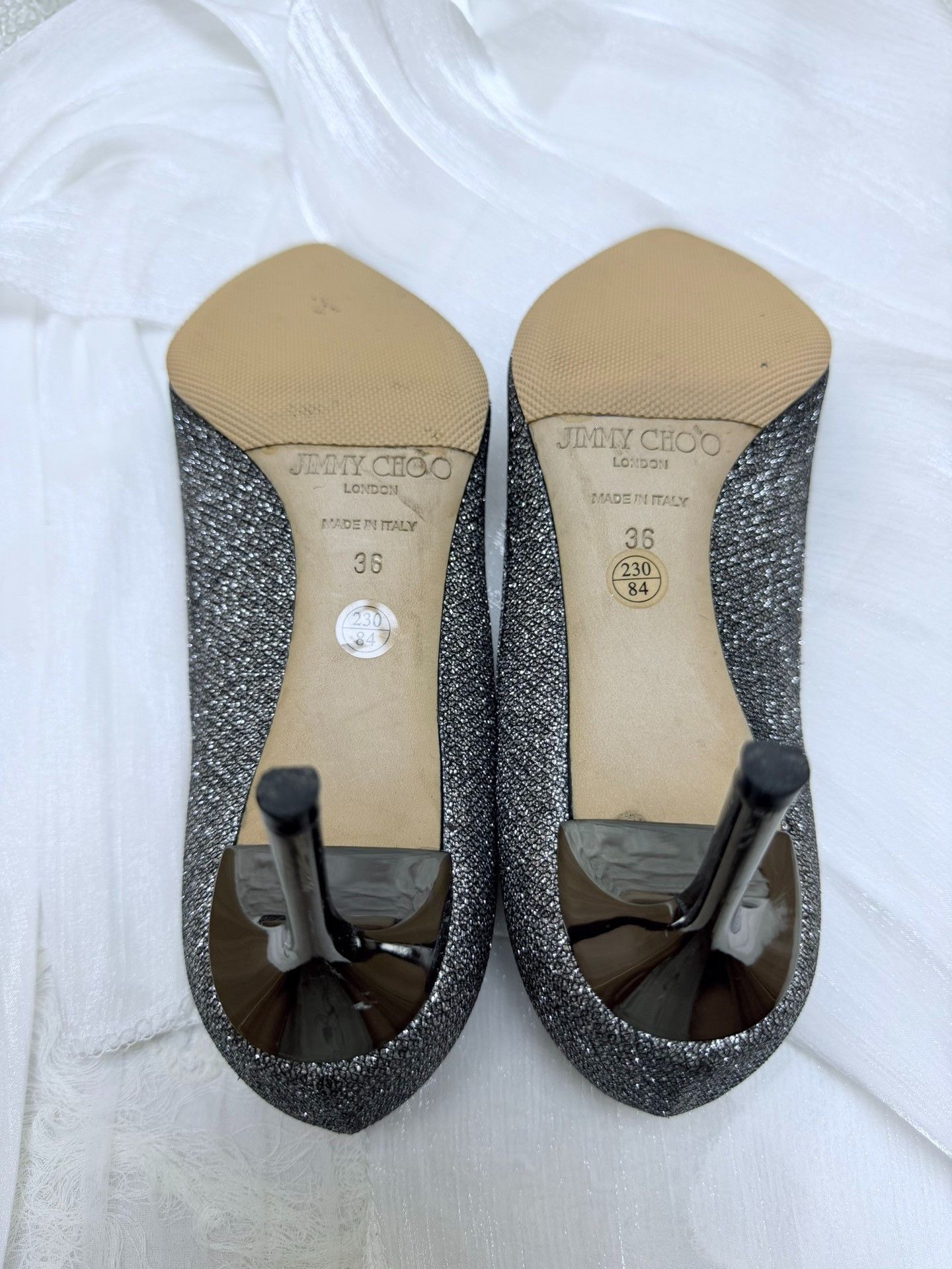 Jimmy Choo Jimmy Choo Silver Lowtop Sneakers us_6 Women Size US 6 / IT 36 - 5 Thumbnail