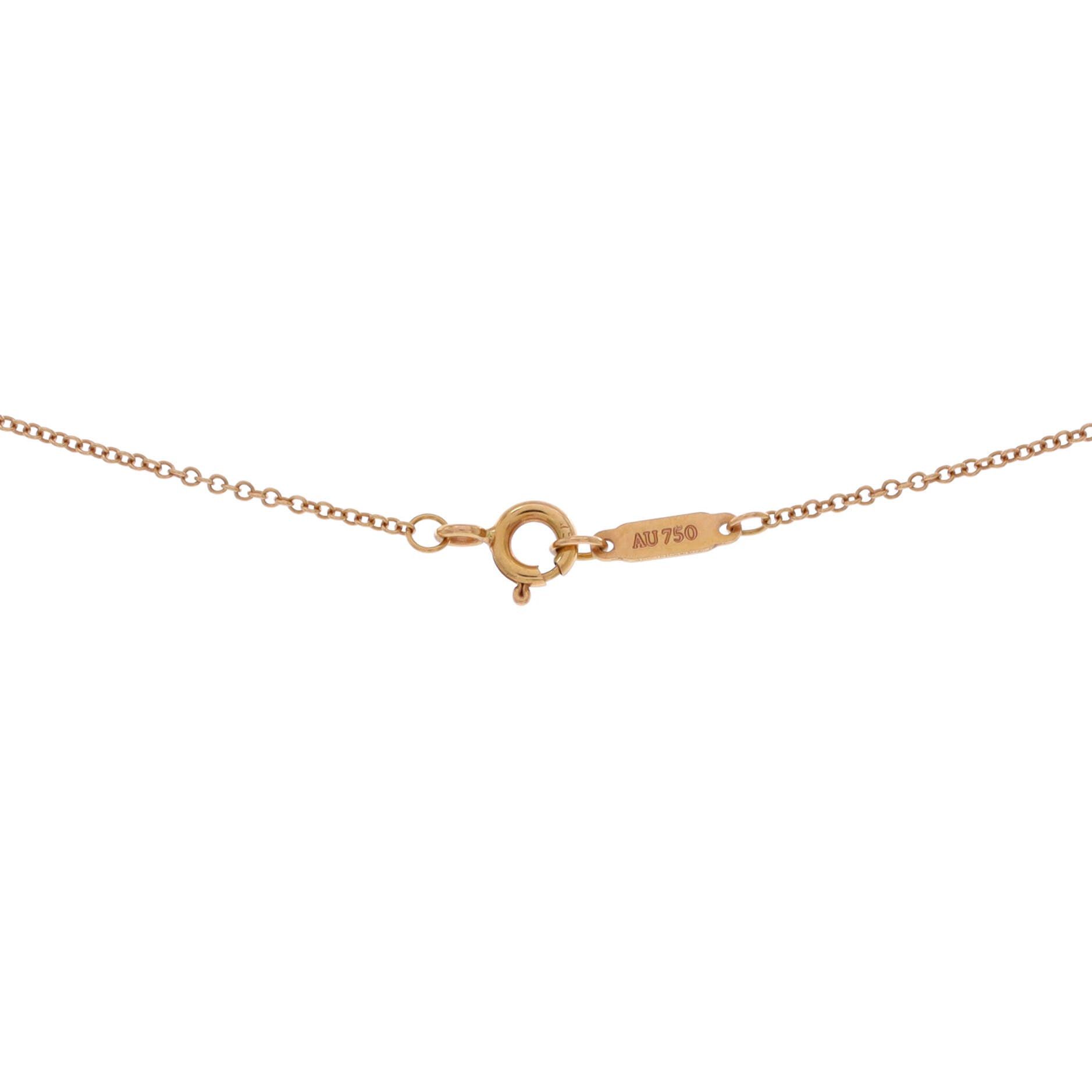 Tiffany & Co. Metro Open Heart Pendant Necklace Size ONE SIZE - 3 Thumbnail