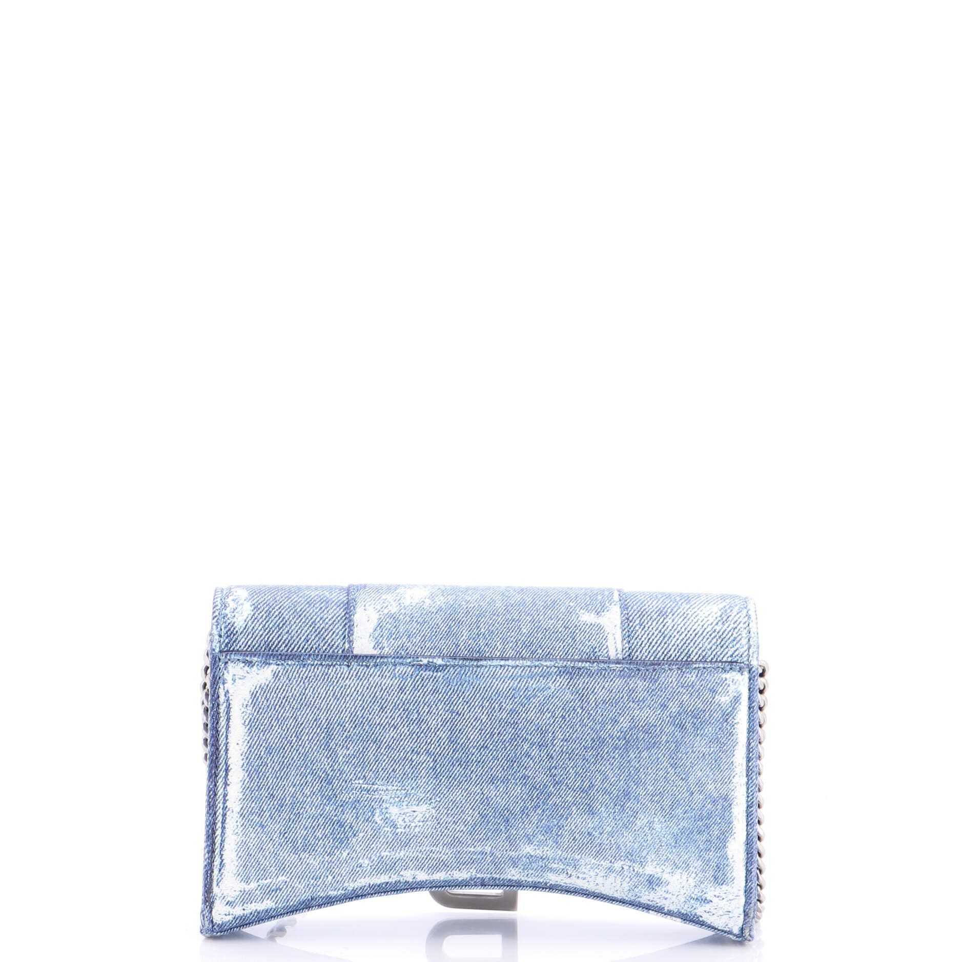 Balenciaga Hourglass Chain Wallet Size ONE SIZE - 3 Thumbnail
