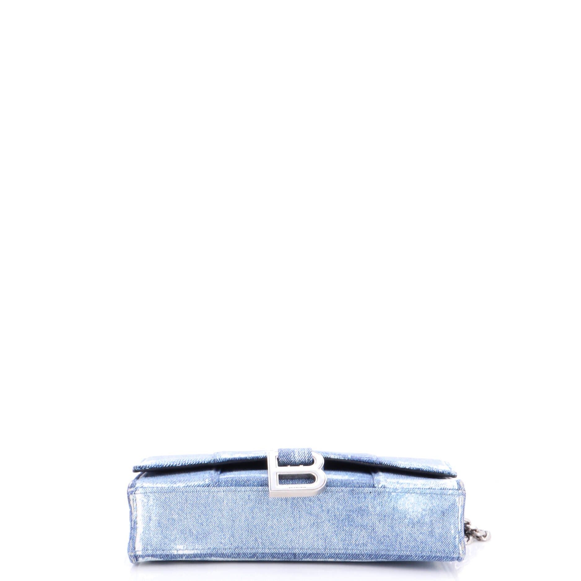 Balenciaga Hourglass Chain Wallet Size ONE SIZE - 4 Thumbnail