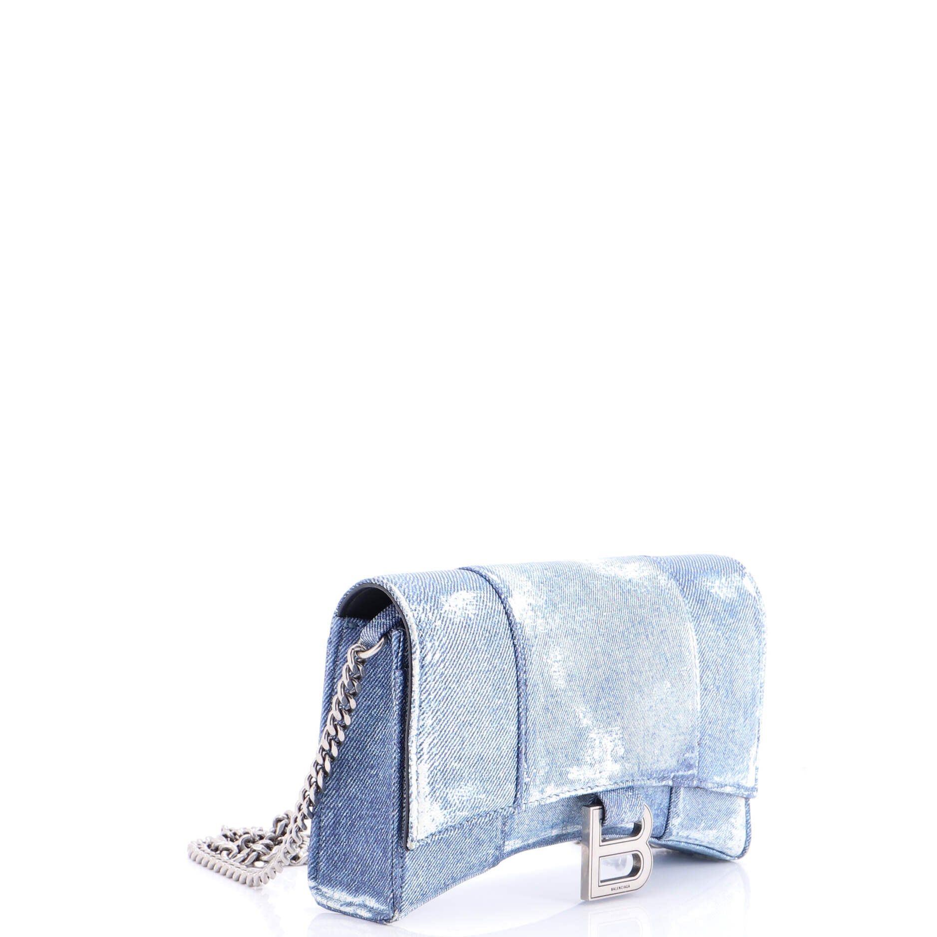 Balenciaga Hourglass Chain Wallet Size ONE SIZE - 2 Thumbnail