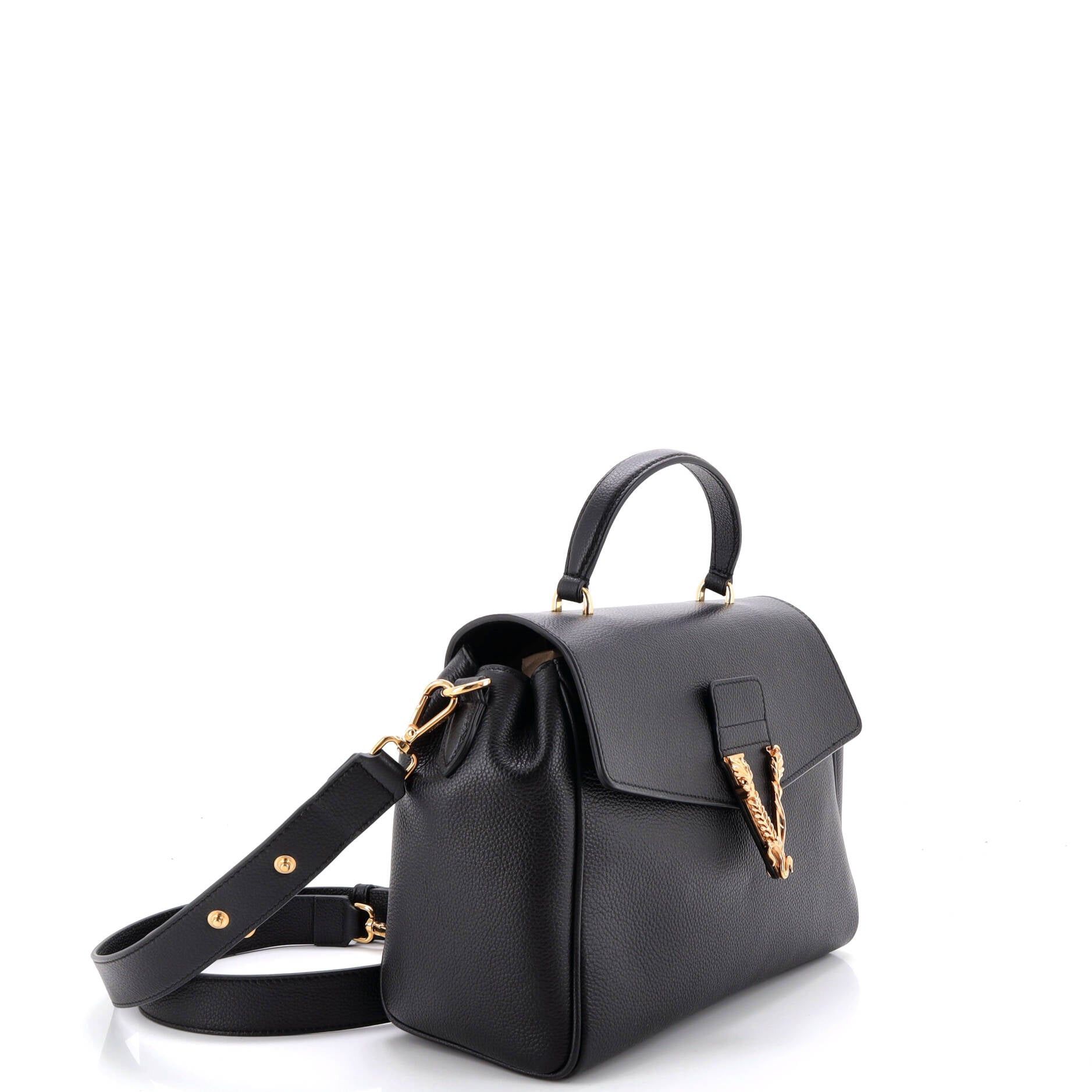 Versace Virtus Convertible Top Handle Bag Size ONE SIZE - 2 Thumbnail