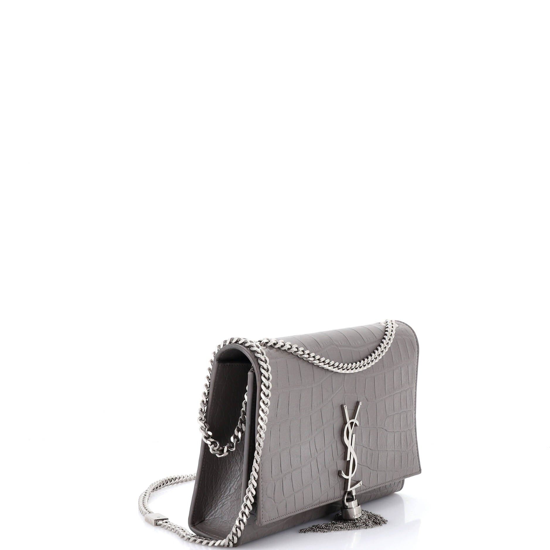 Saint Laurent Paris Classic Monogram Tassel Crossbody Bag Size ONE SIZE - 2 Thumbnail