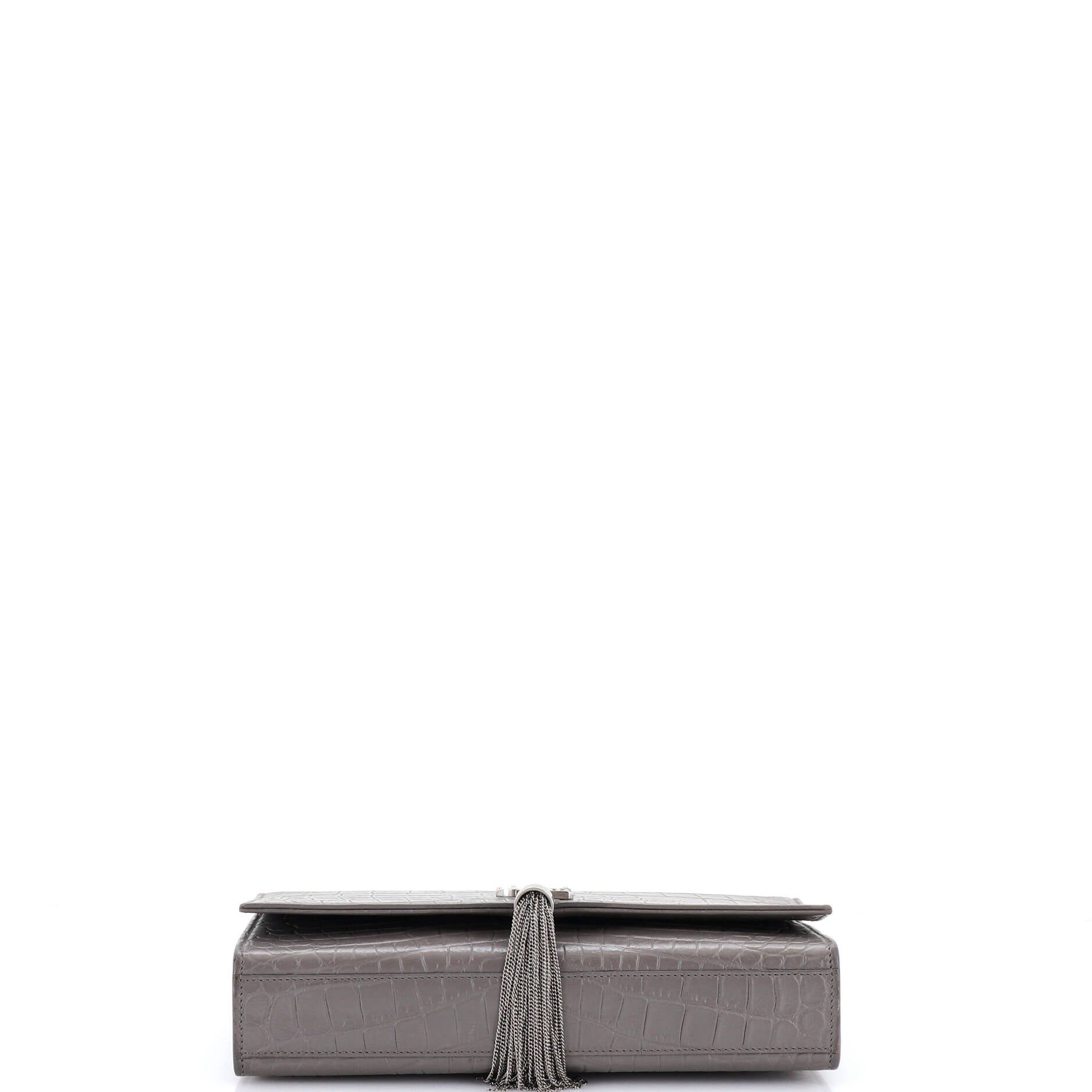 Saint Laurent Paris Classic Monogram Tassel Crossbody Bag Size ONE SIZE - 4 Thumbnail