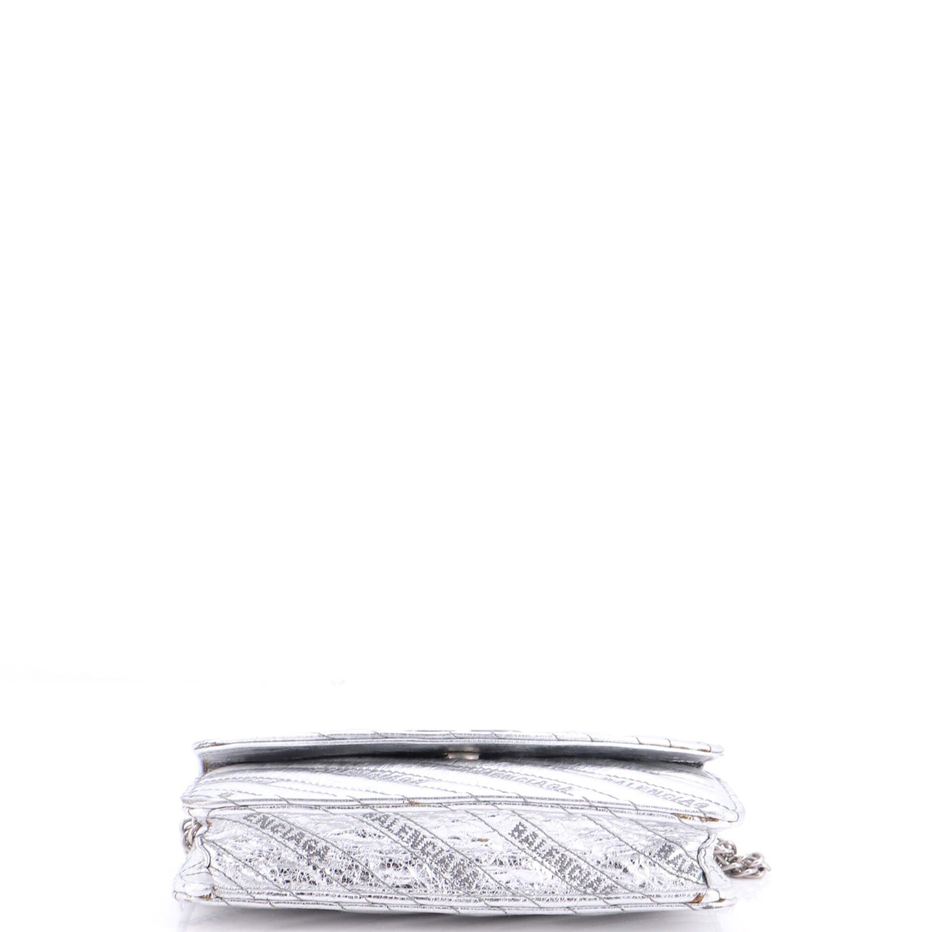Balenciaga BB Chain Wallet Size ONE SIZE - 4 Thumbnail