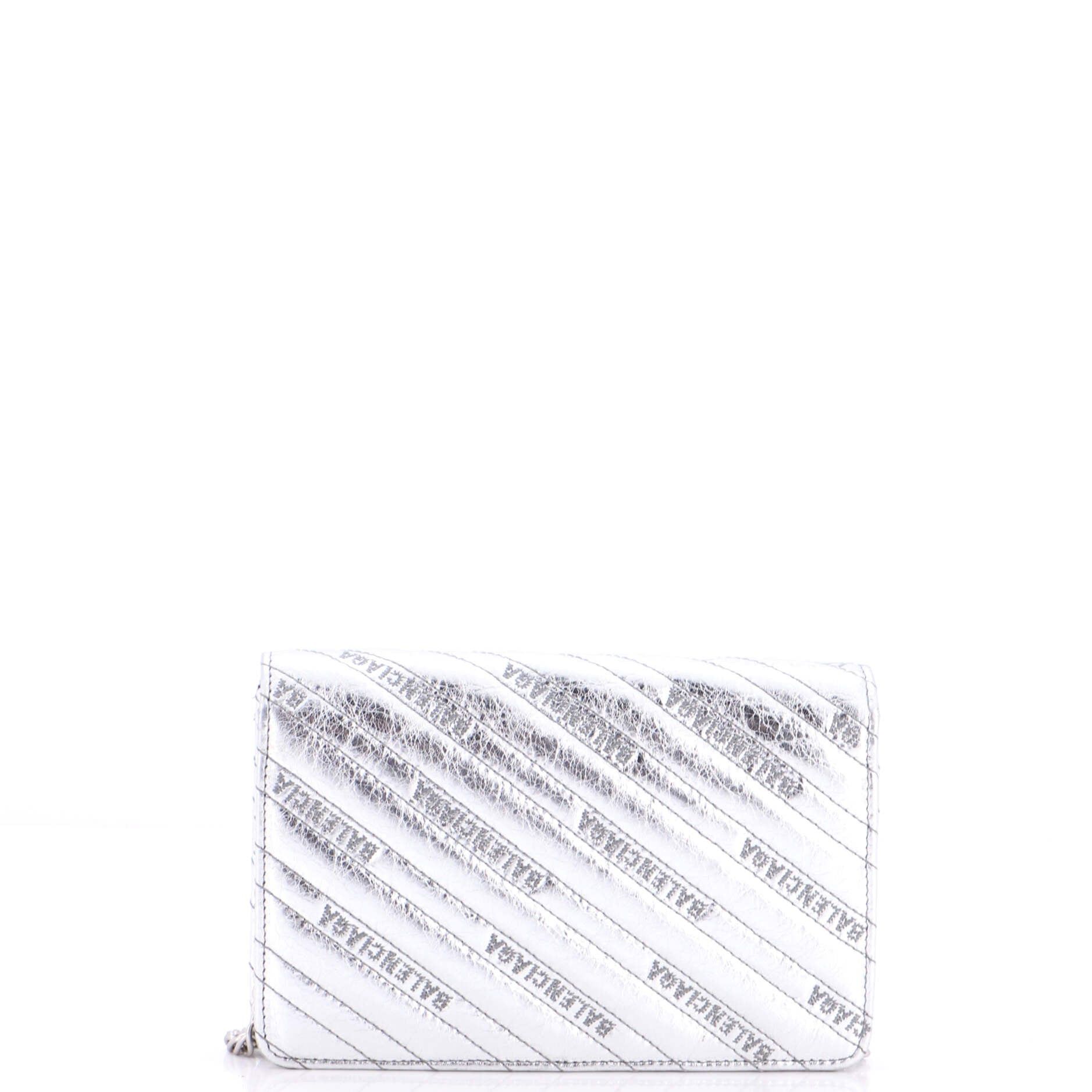 Balenciaga BB Chain Wallet Size ONE SIZE - 3 Thumbnail