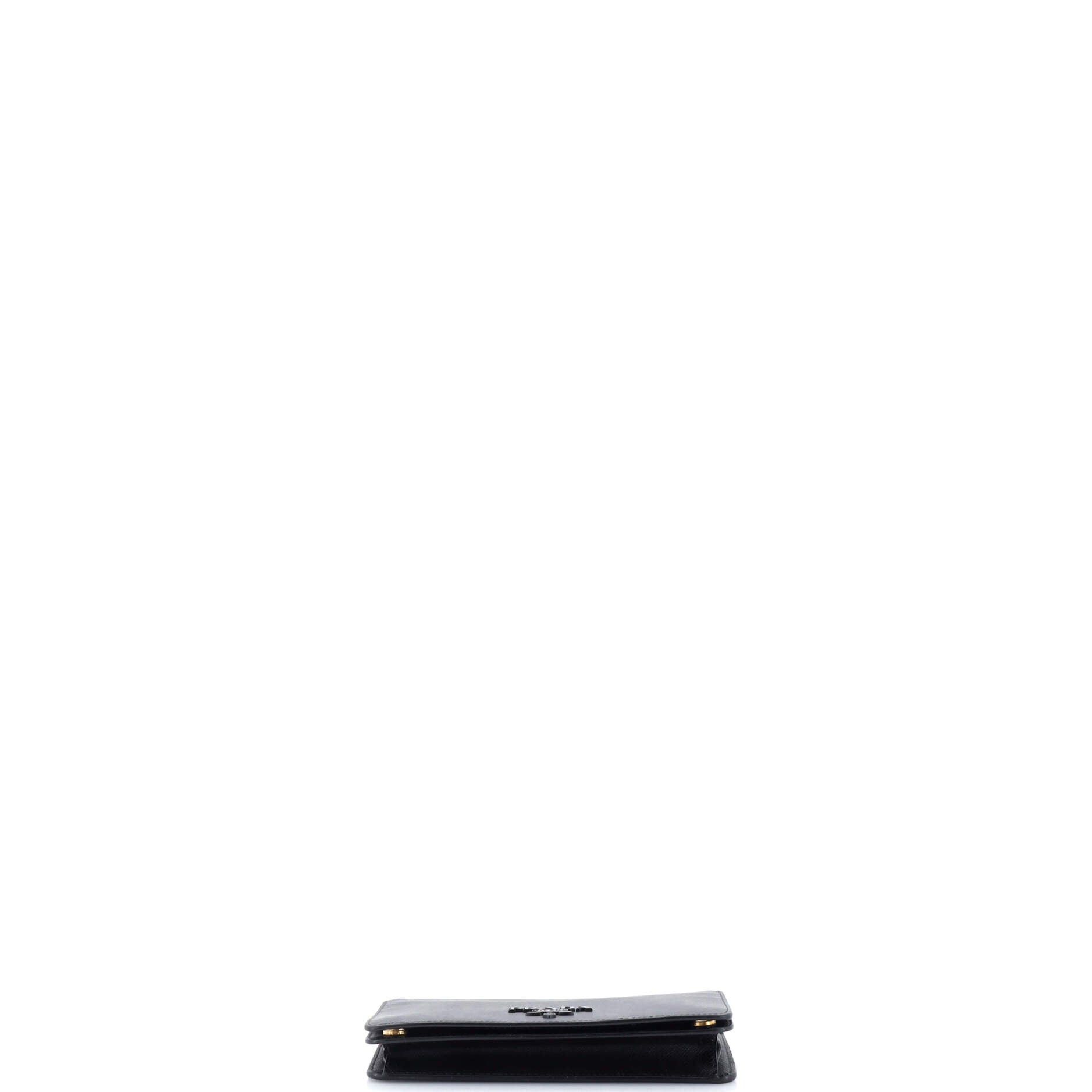 Prada Monochrome Wristlet Wallet on Chain Size ONE SIZE - 4 Thumbnail