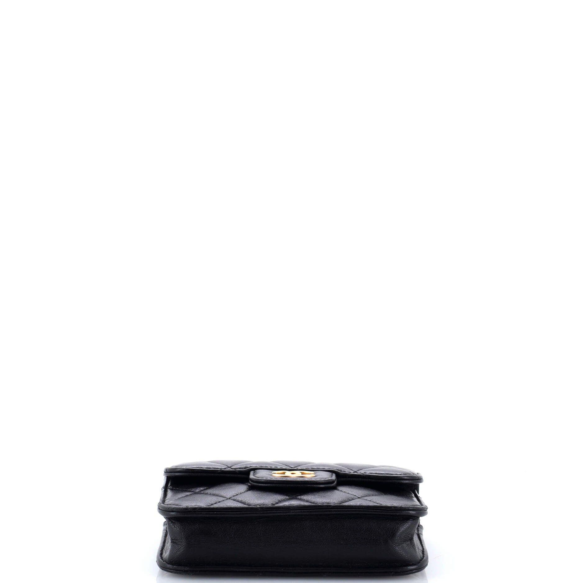 Chanel Top Handle Flap Coin Purse with Chain Size ONE SIZE - 4 Thumbnail